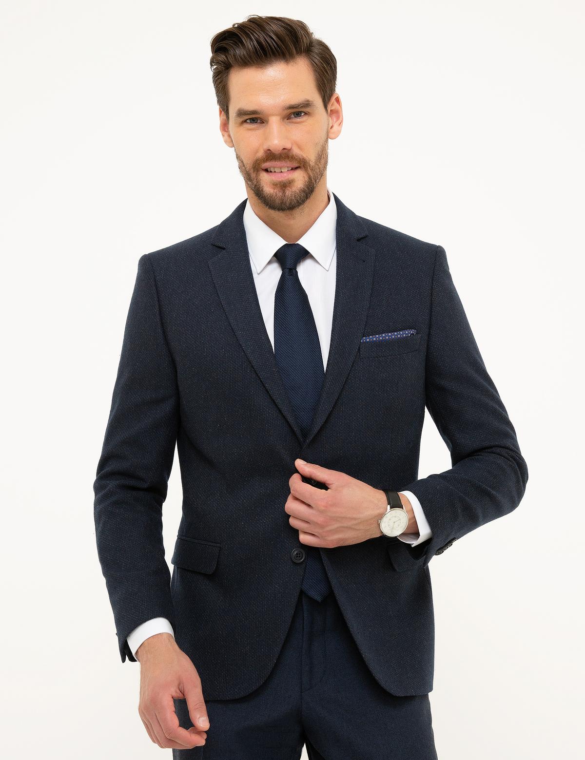 Lacivert Ex. Slim Fit Ceket