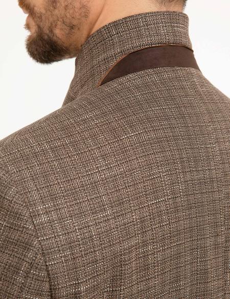 Kahverengi Slim Fit Ceket - 50215706041