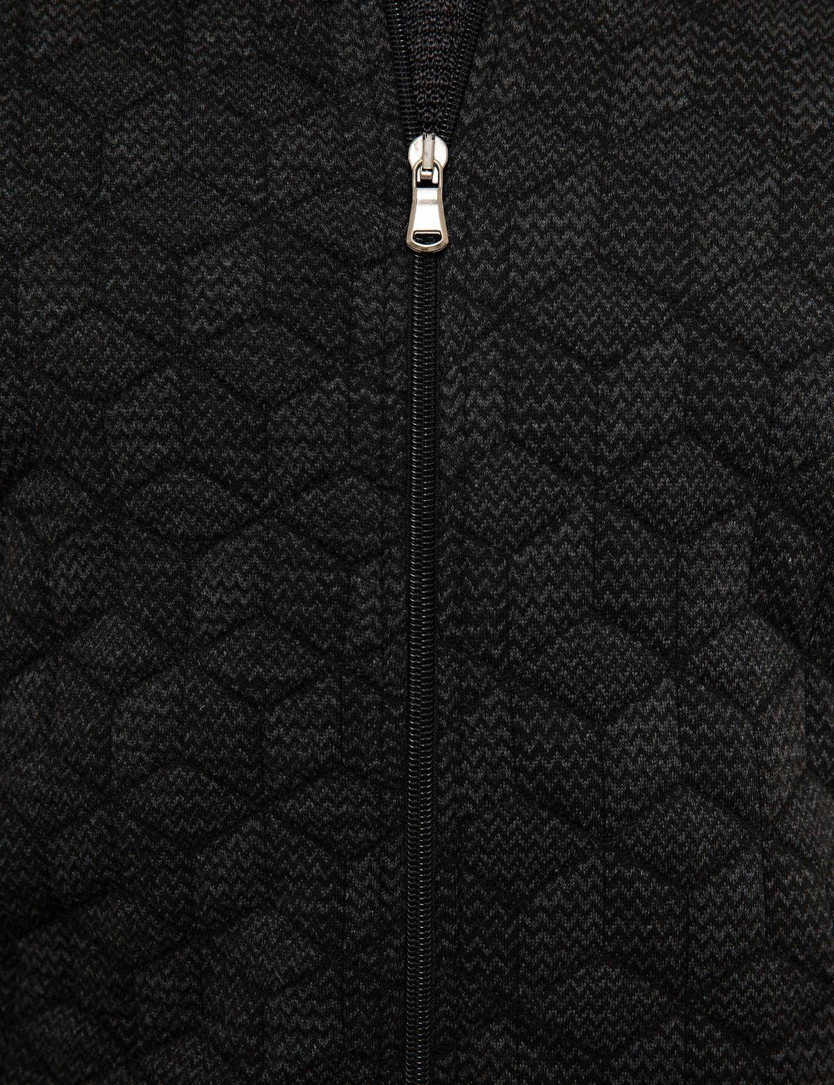 Siyah Slim Fit Sweatshirt - 50215822011