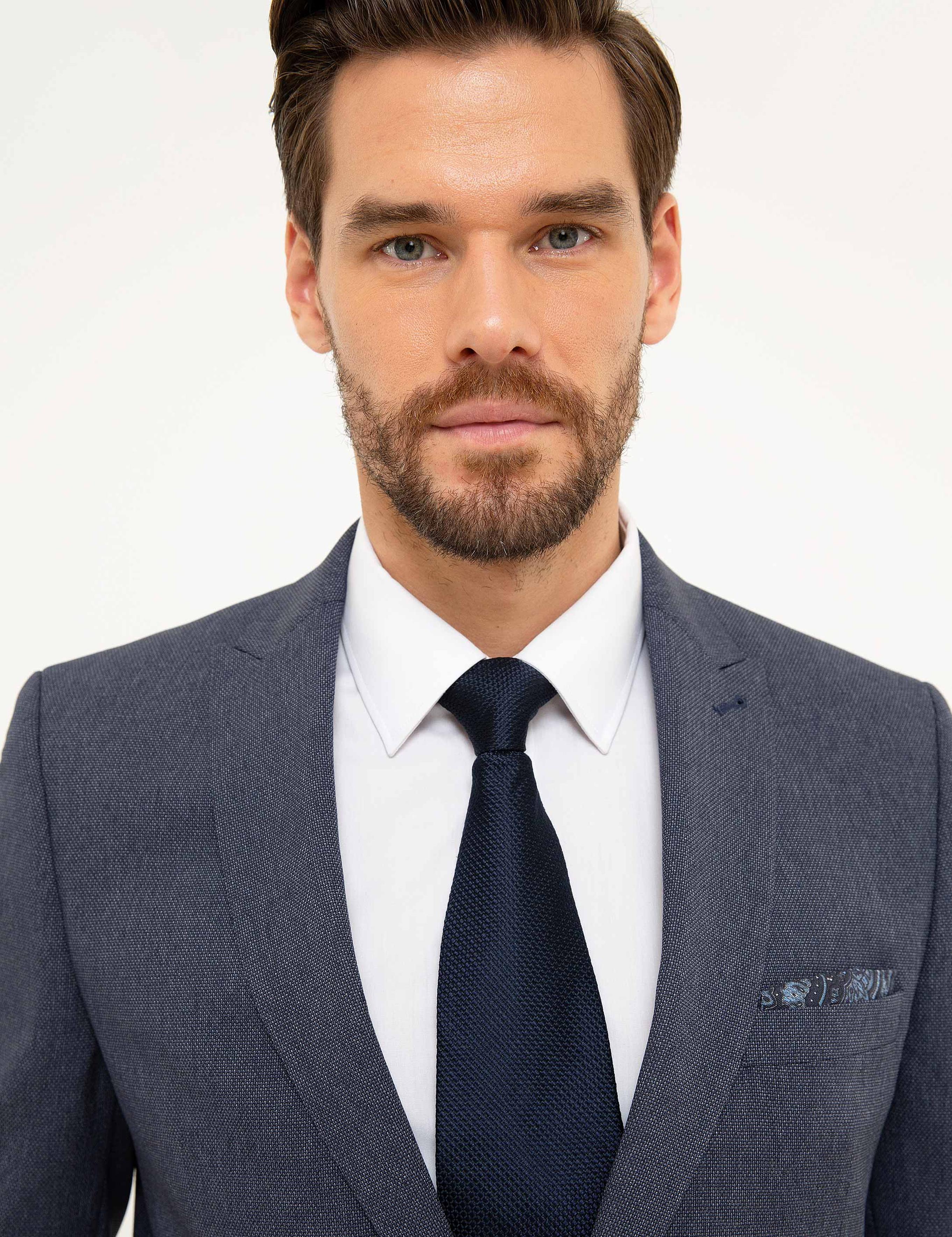 Açık Lacivert Ekstra Slim Takım Elbise