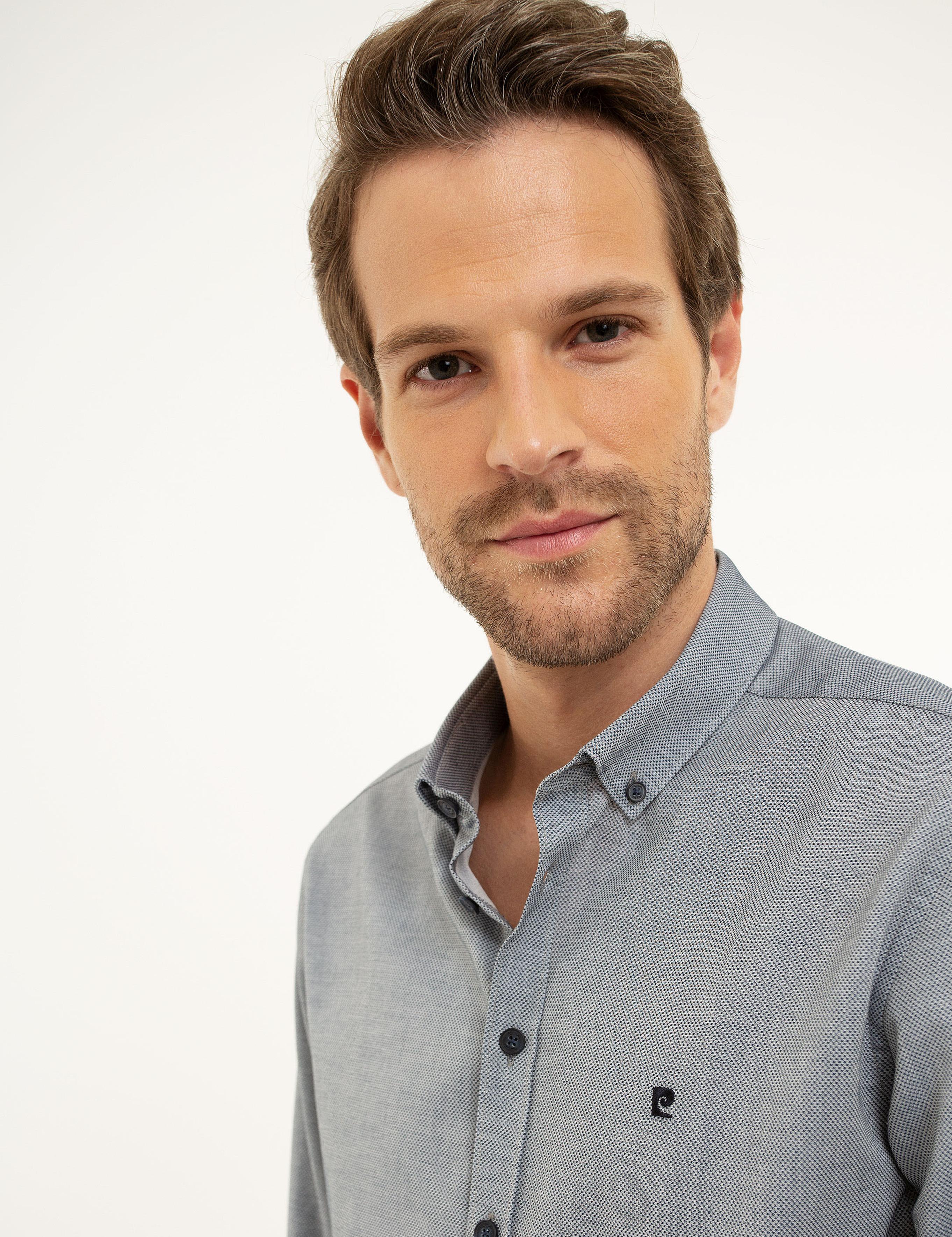 Lacivert Slim Fit Gömlek