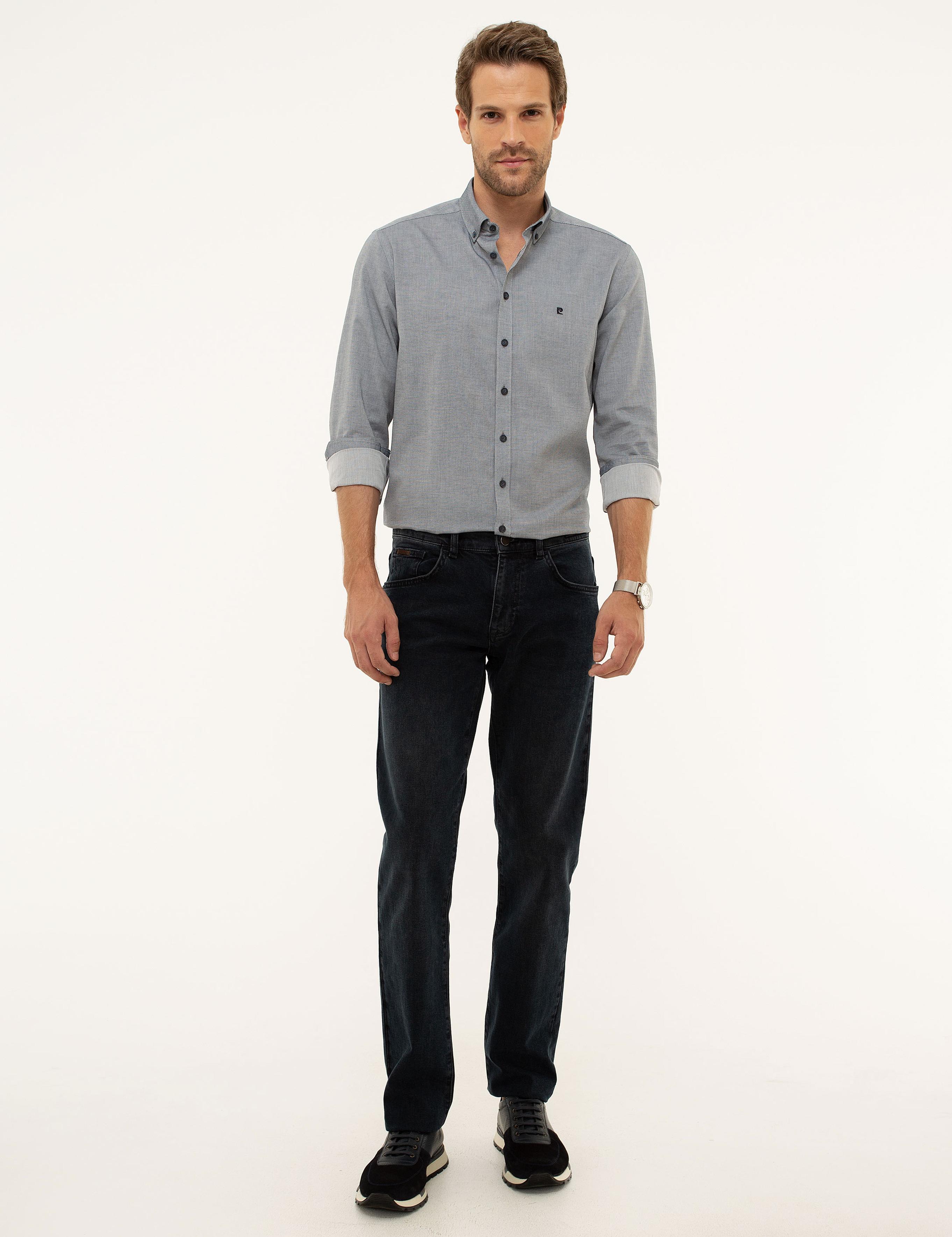 Lacivert Slim Fit Gömlek