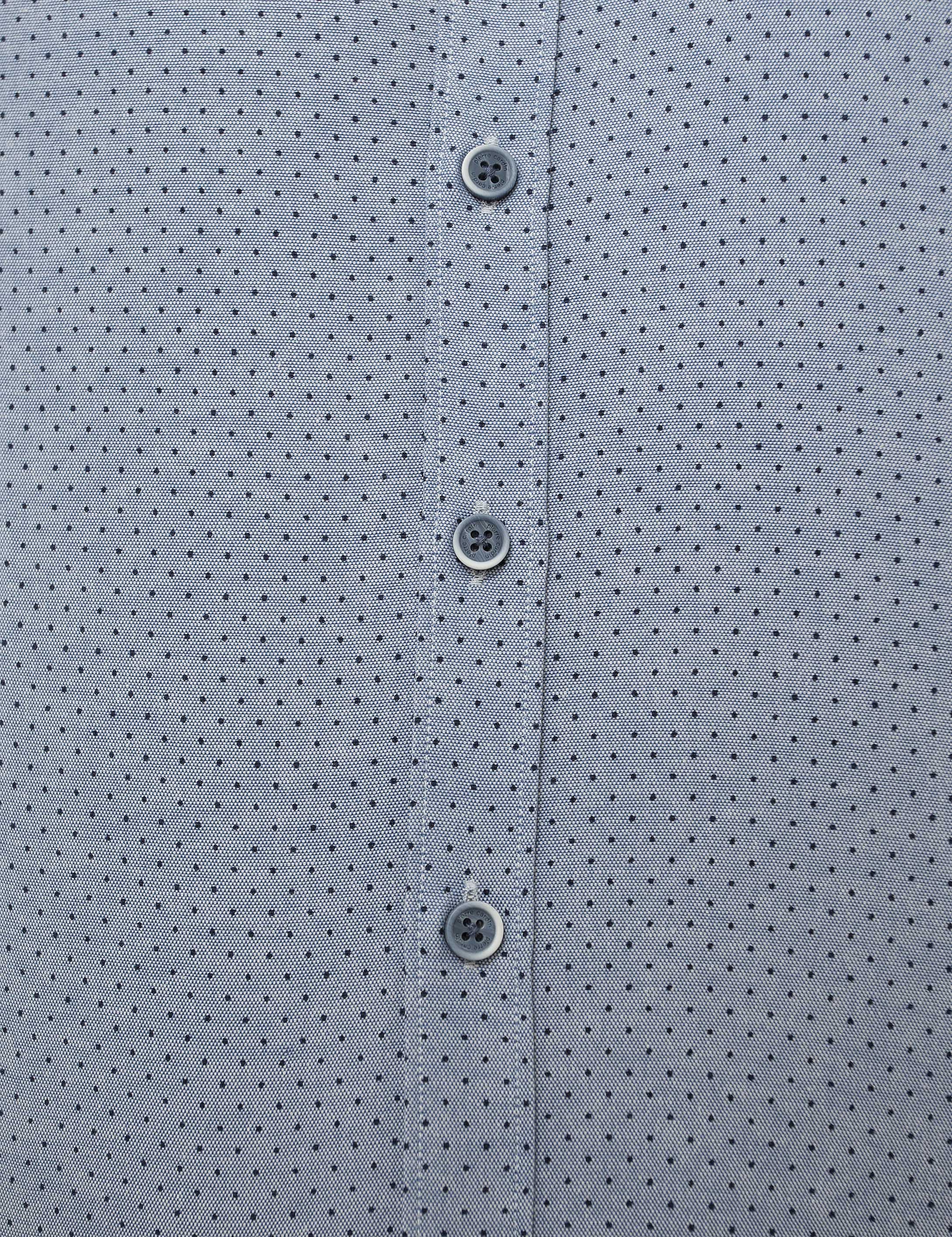 Mavi Slim Fit Gömlek - Image 6