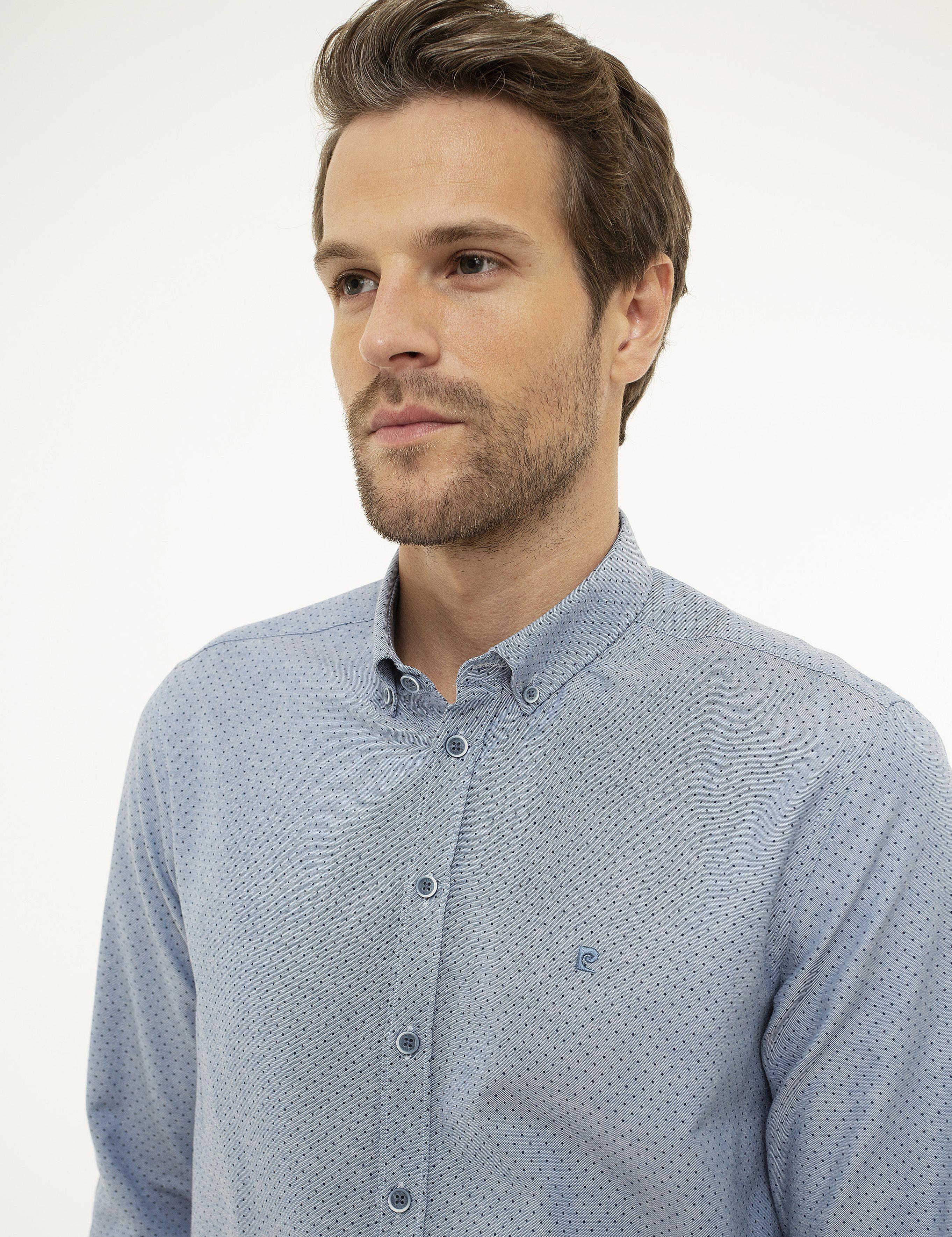 Mavi Slim Fit Gömlek