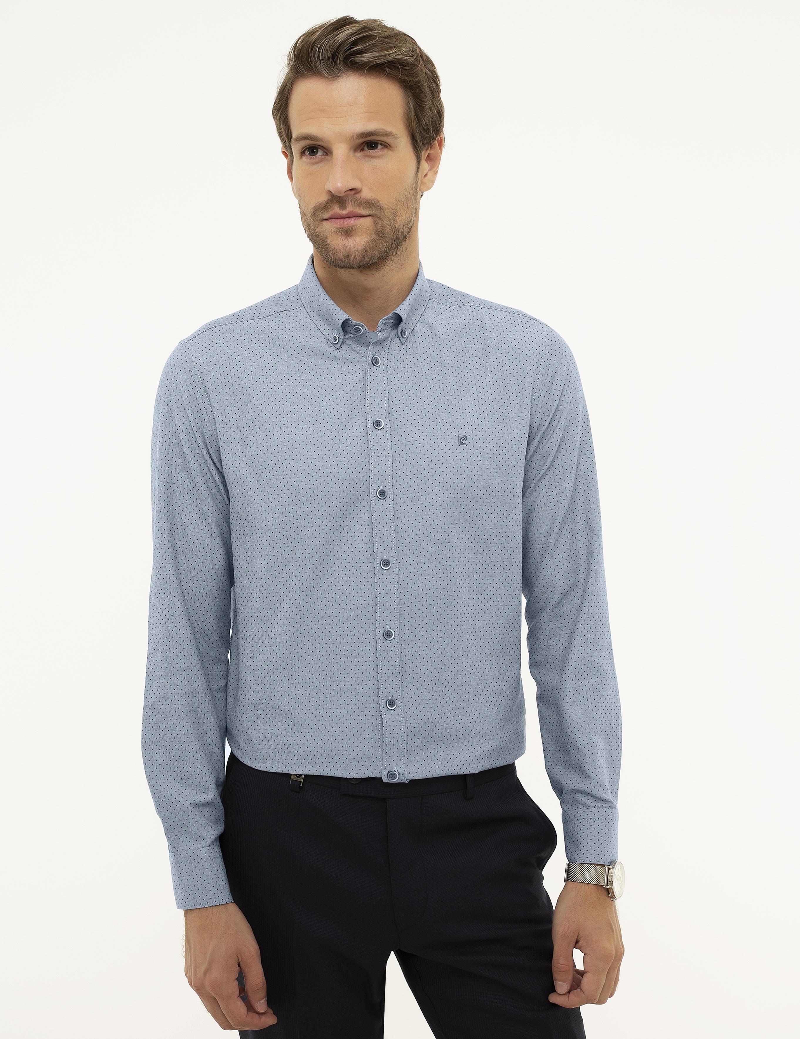 Mavi Slim Fit Gömlek