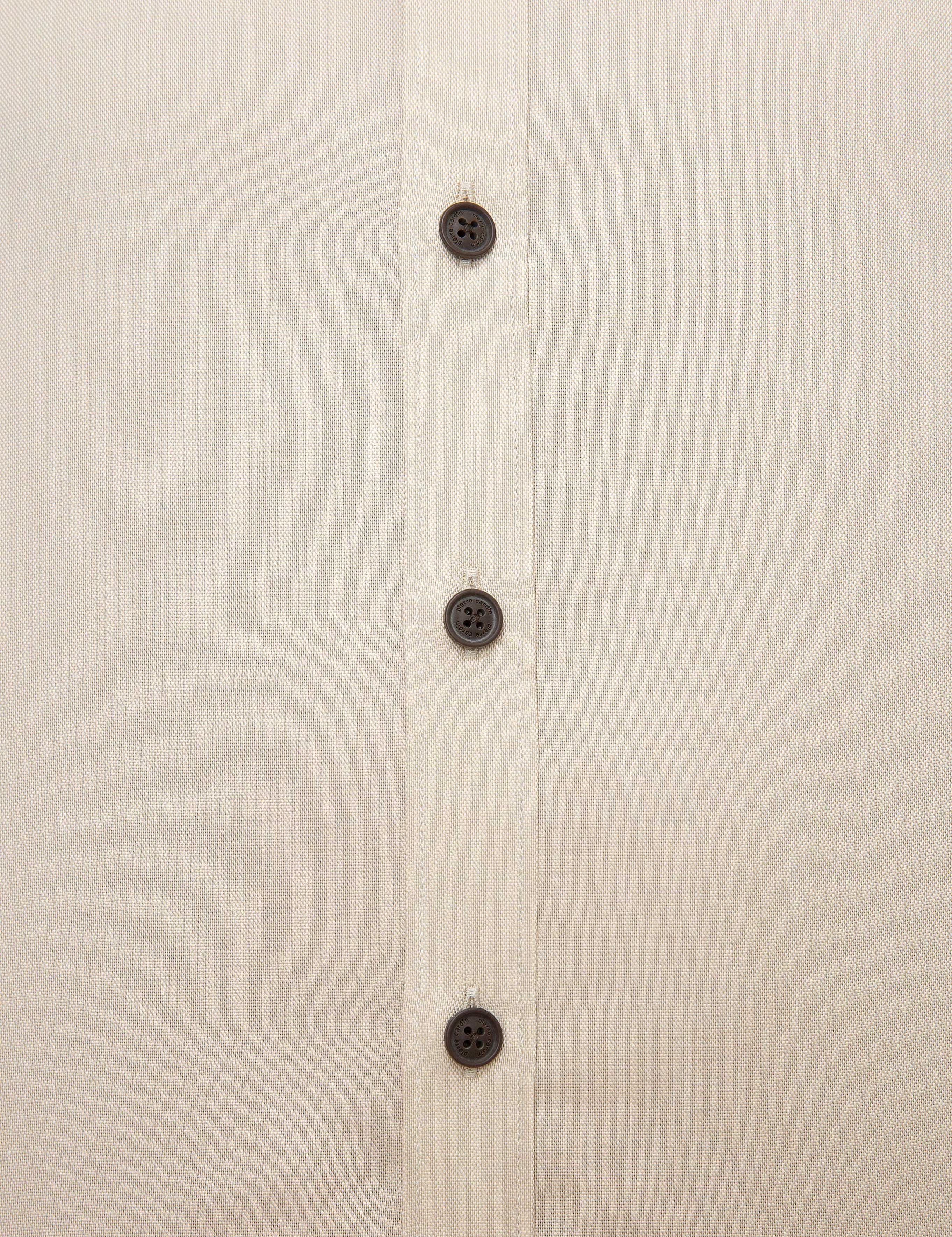 Bej Slim Fit Gömlek