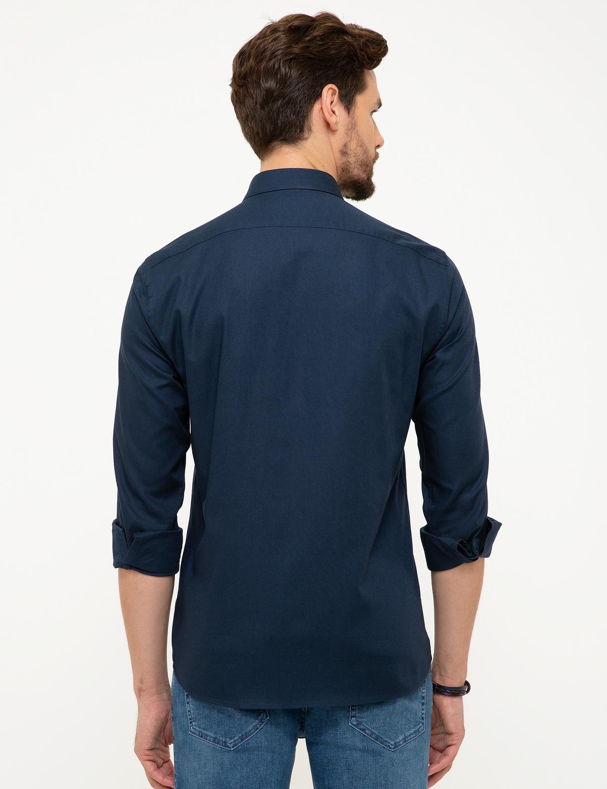 Lacivert Slim Fit Gömlek - 50217111041