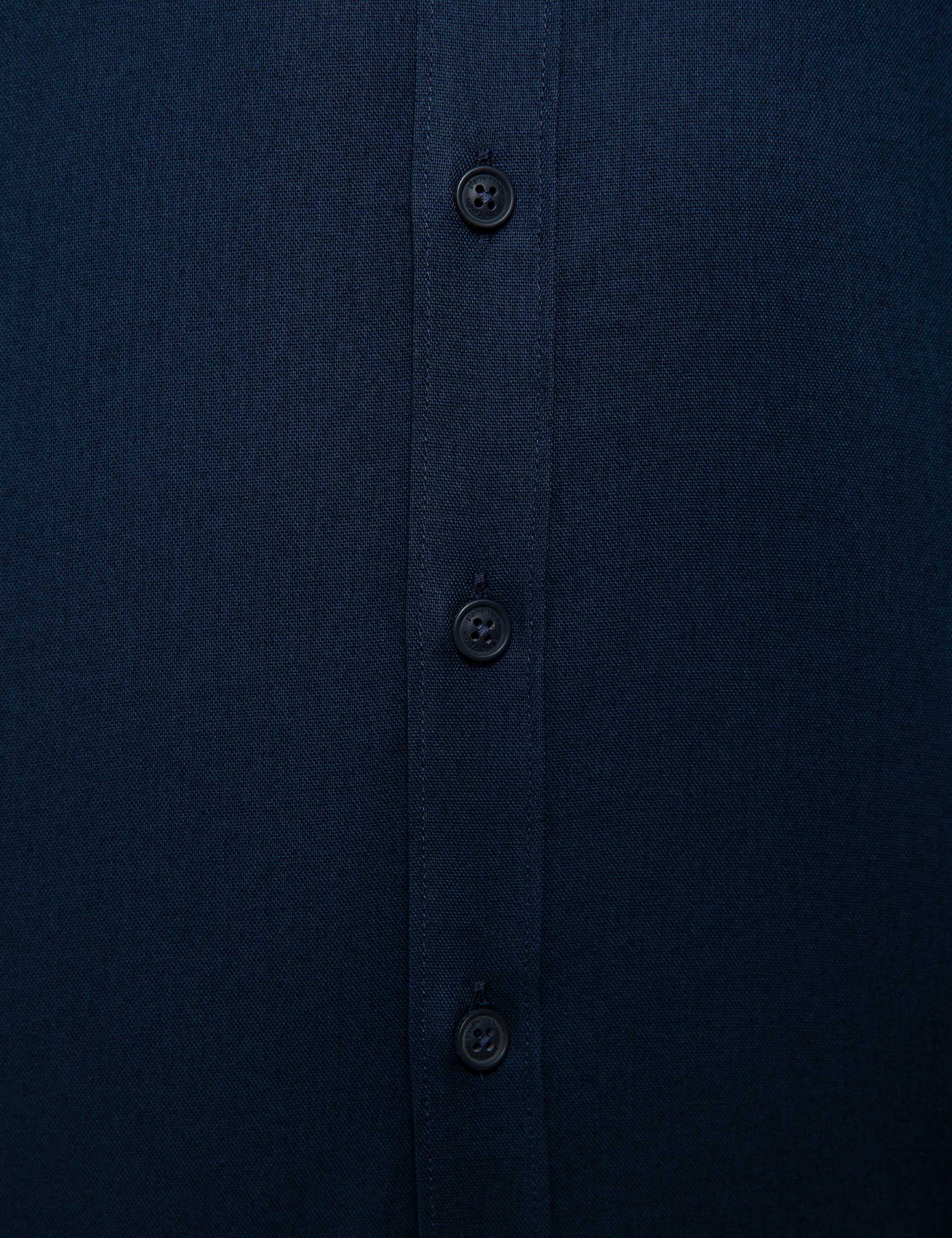 Lacivert Slim Fit Gömlek - Image 6