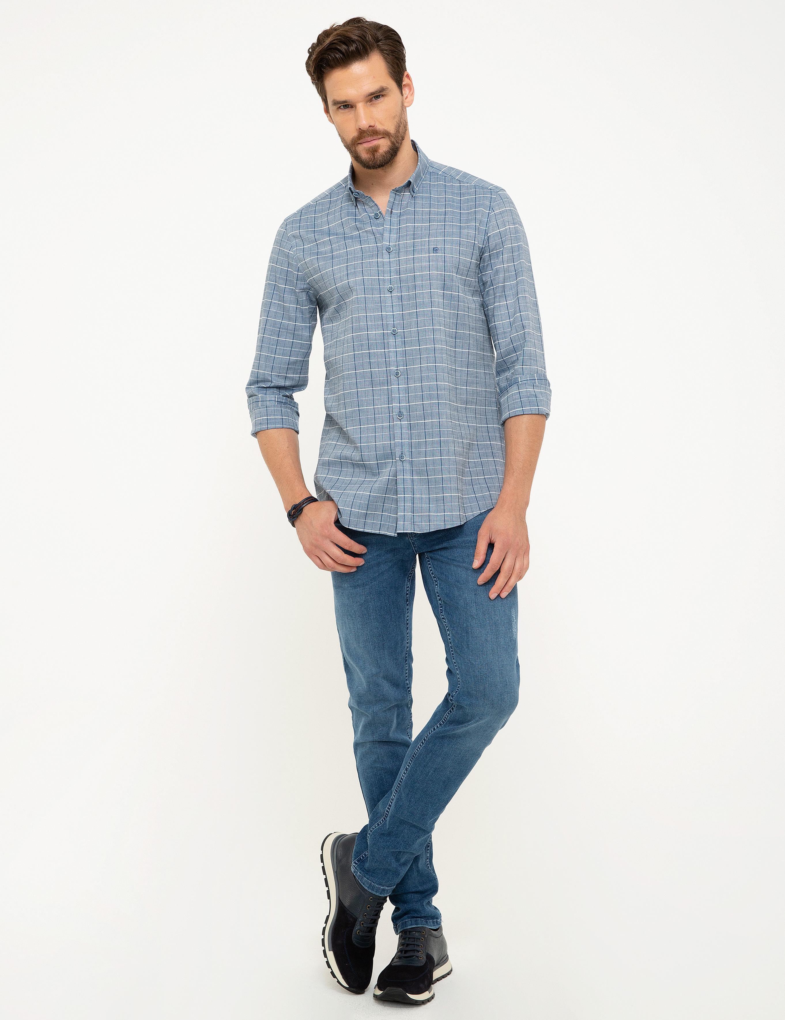 Mavi Slim Fit Gömlek