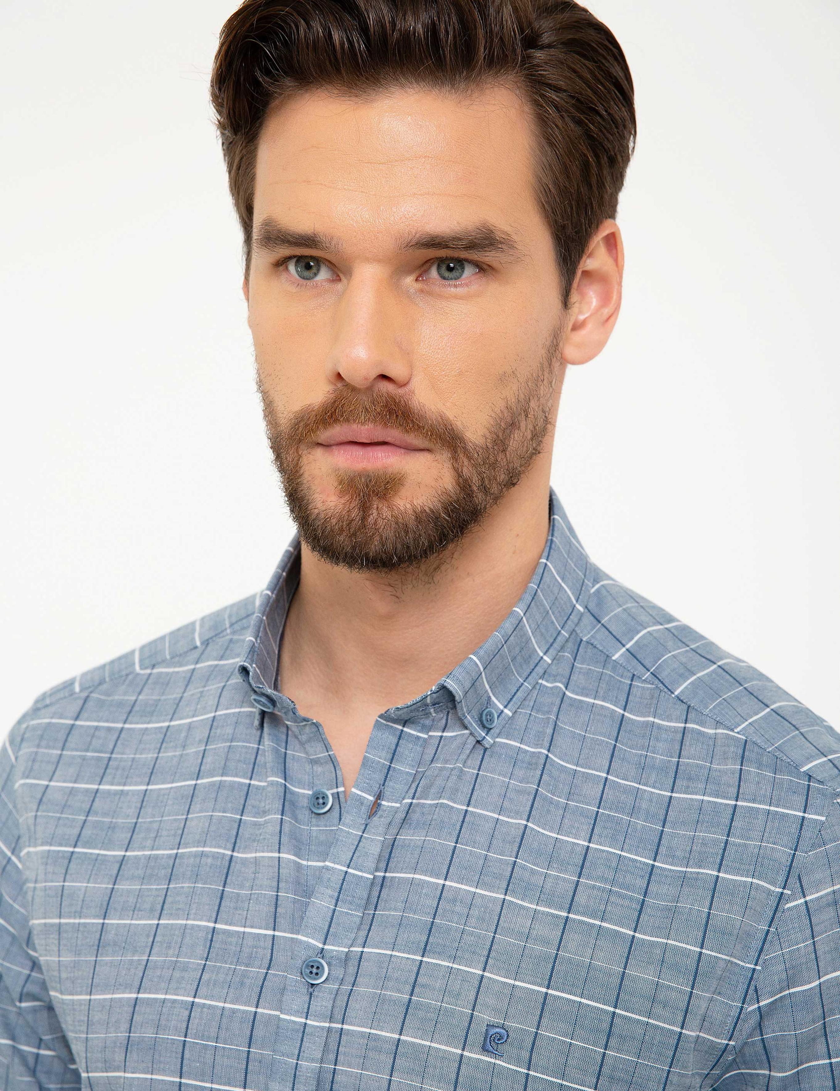 Mavi Slim Fit Gömlek