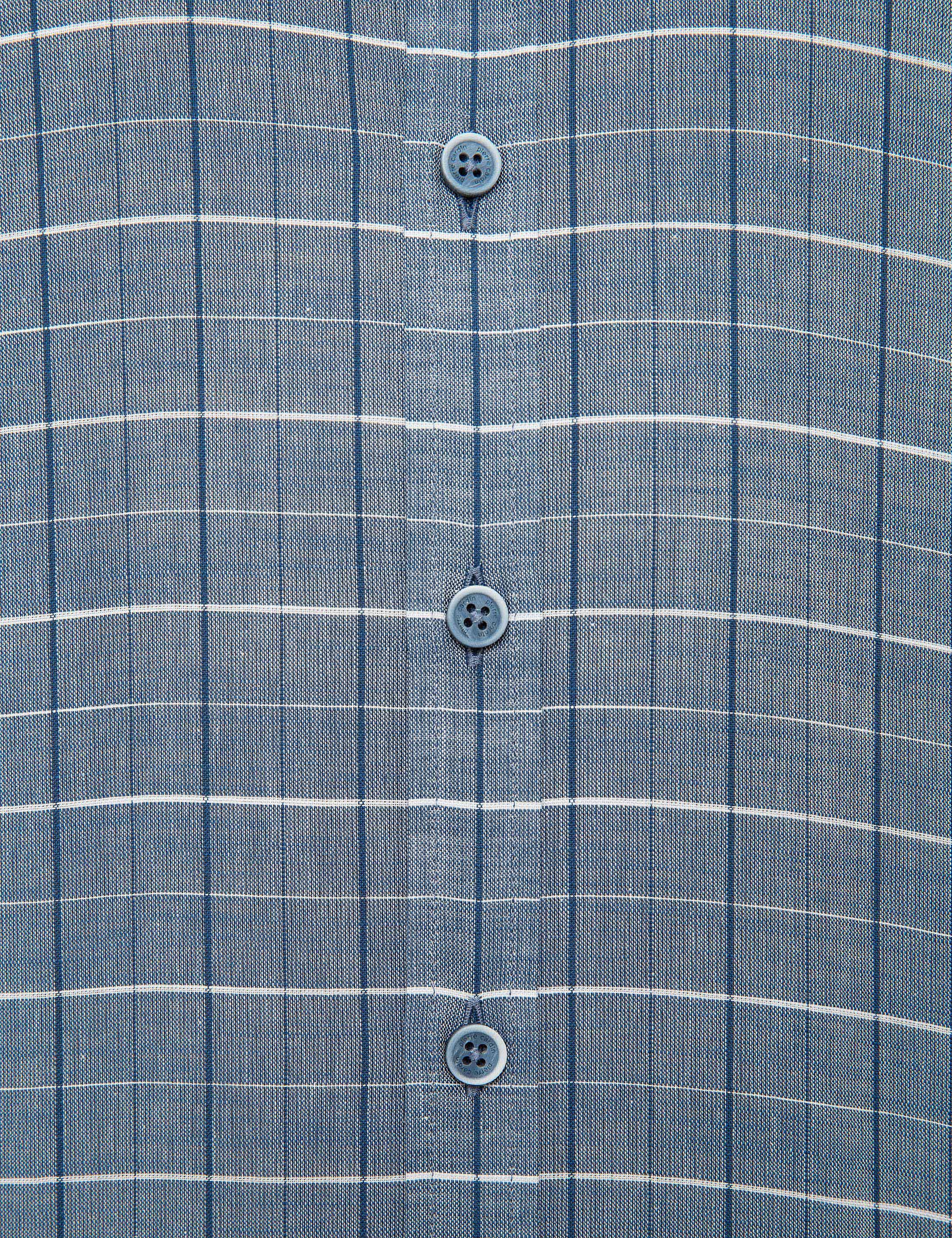 Mavi Slim Fit Gömlek - Image 6