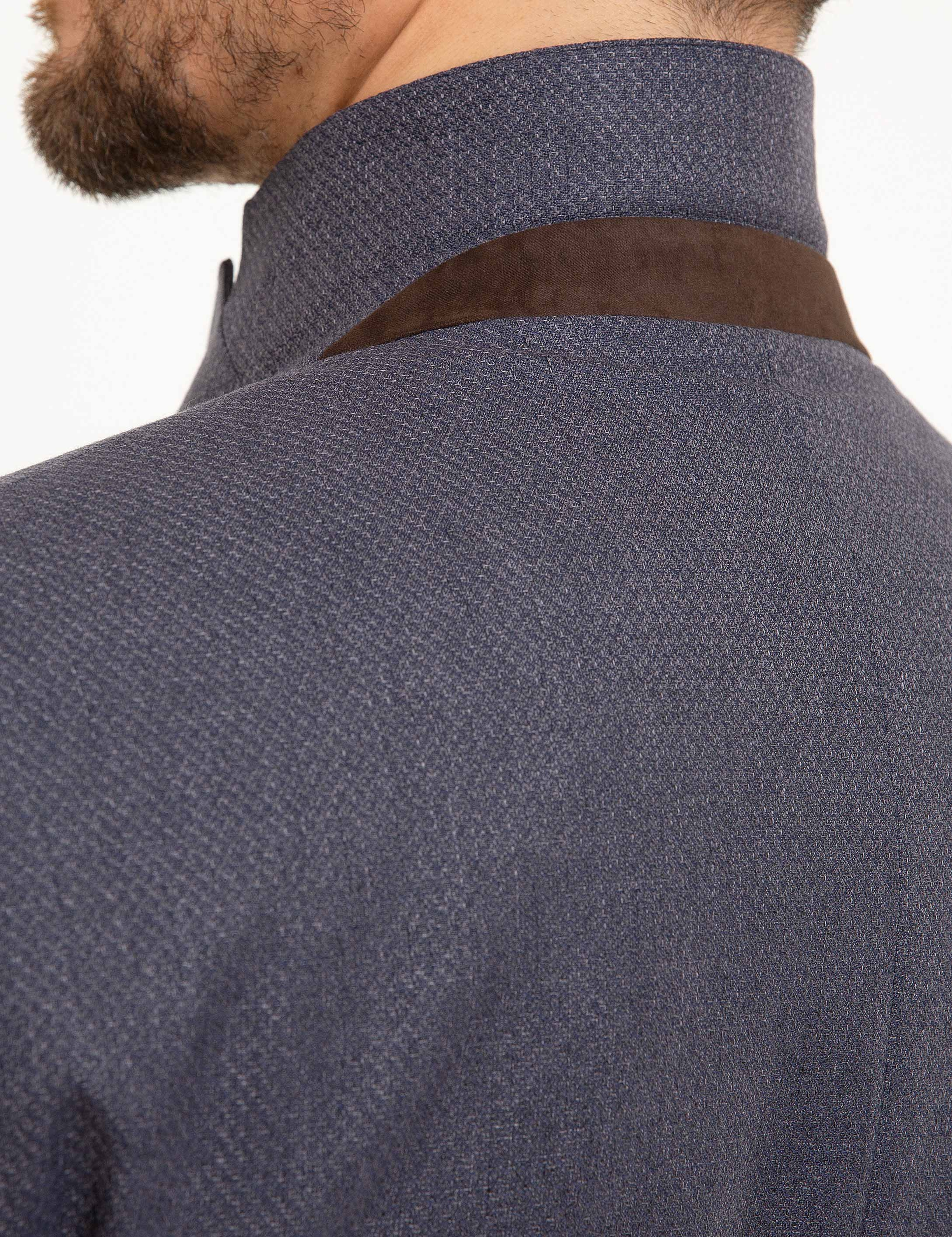 Gri Slim Fit Ceket - Image 6