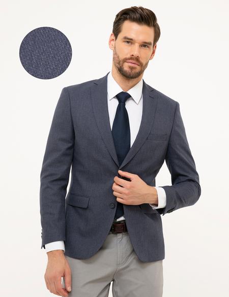 Lacivert Slim Fit Ceket - 50218701038