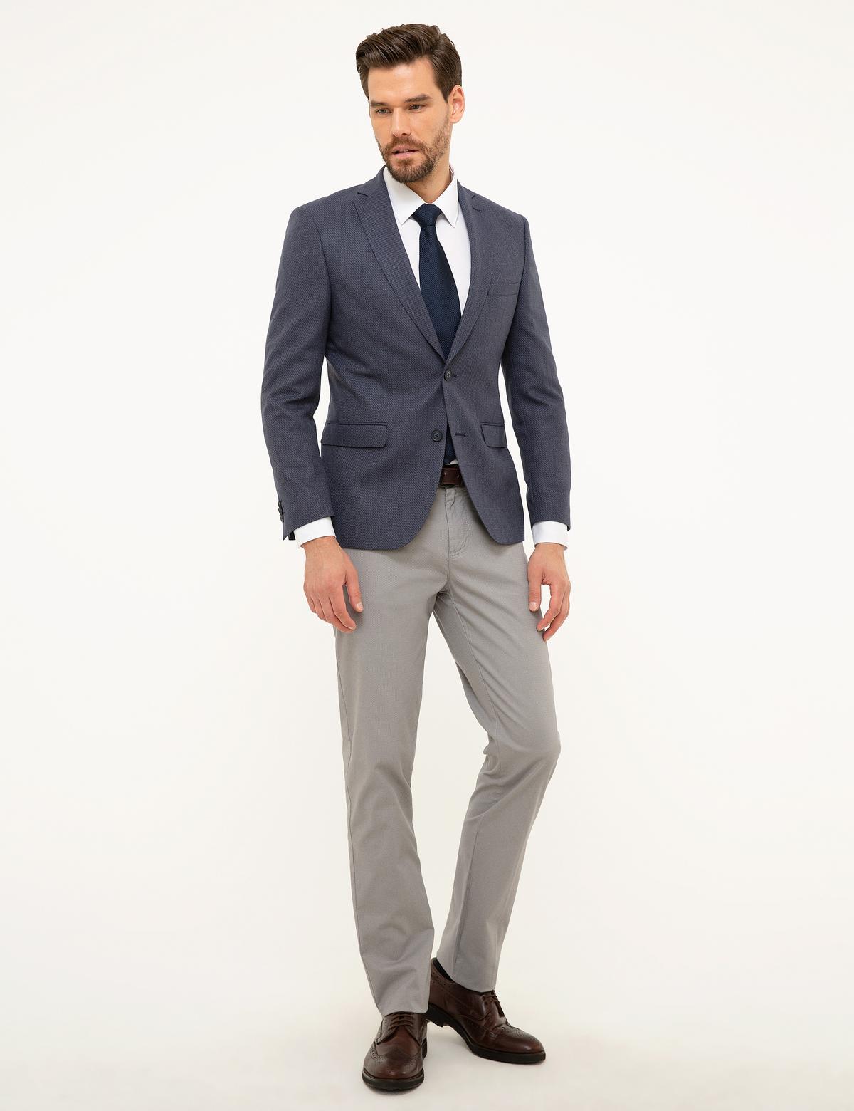 Lacivert Slim Fit Ceket - 50218701038