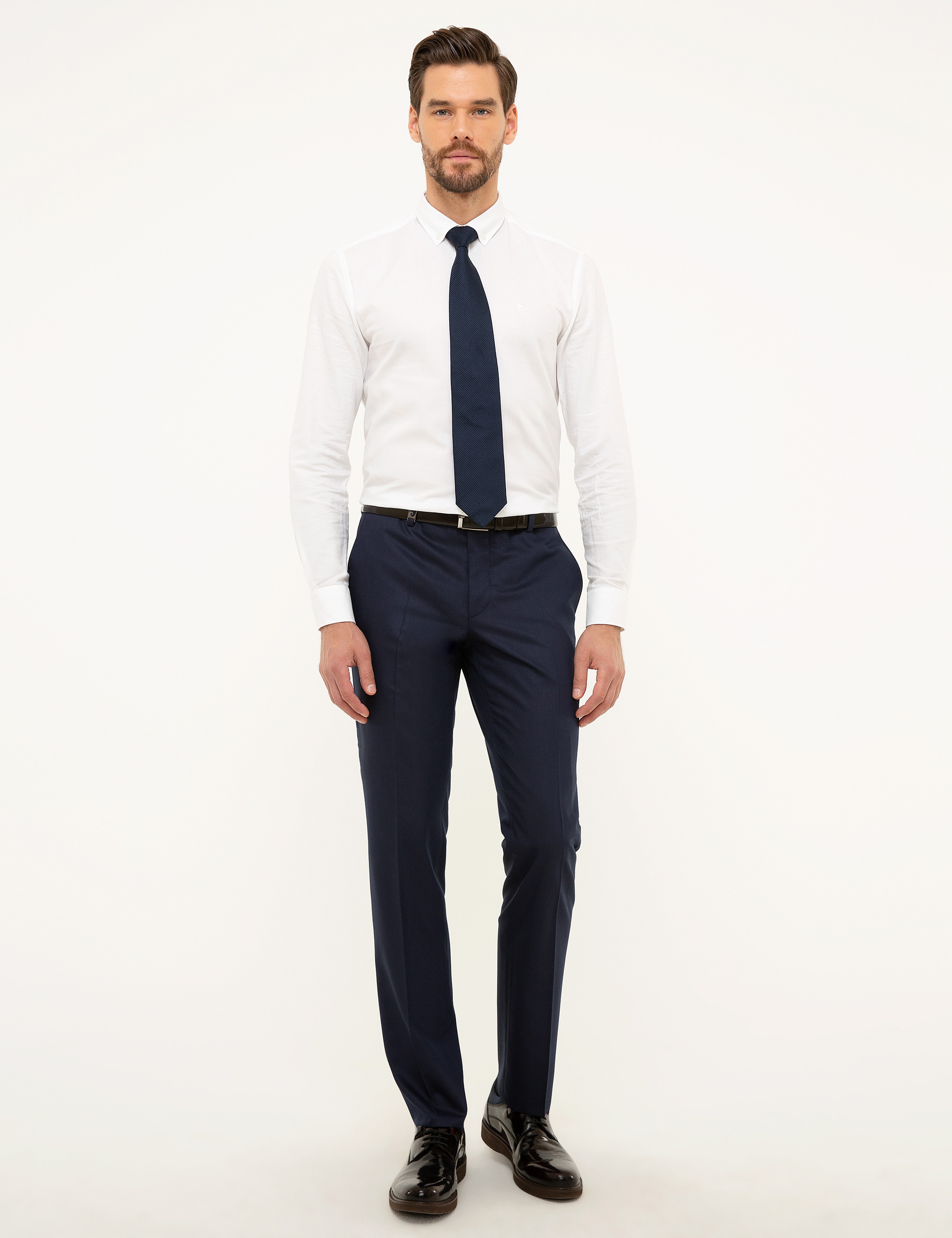 Lacivert Slim Fit Pantolon - Image 1
