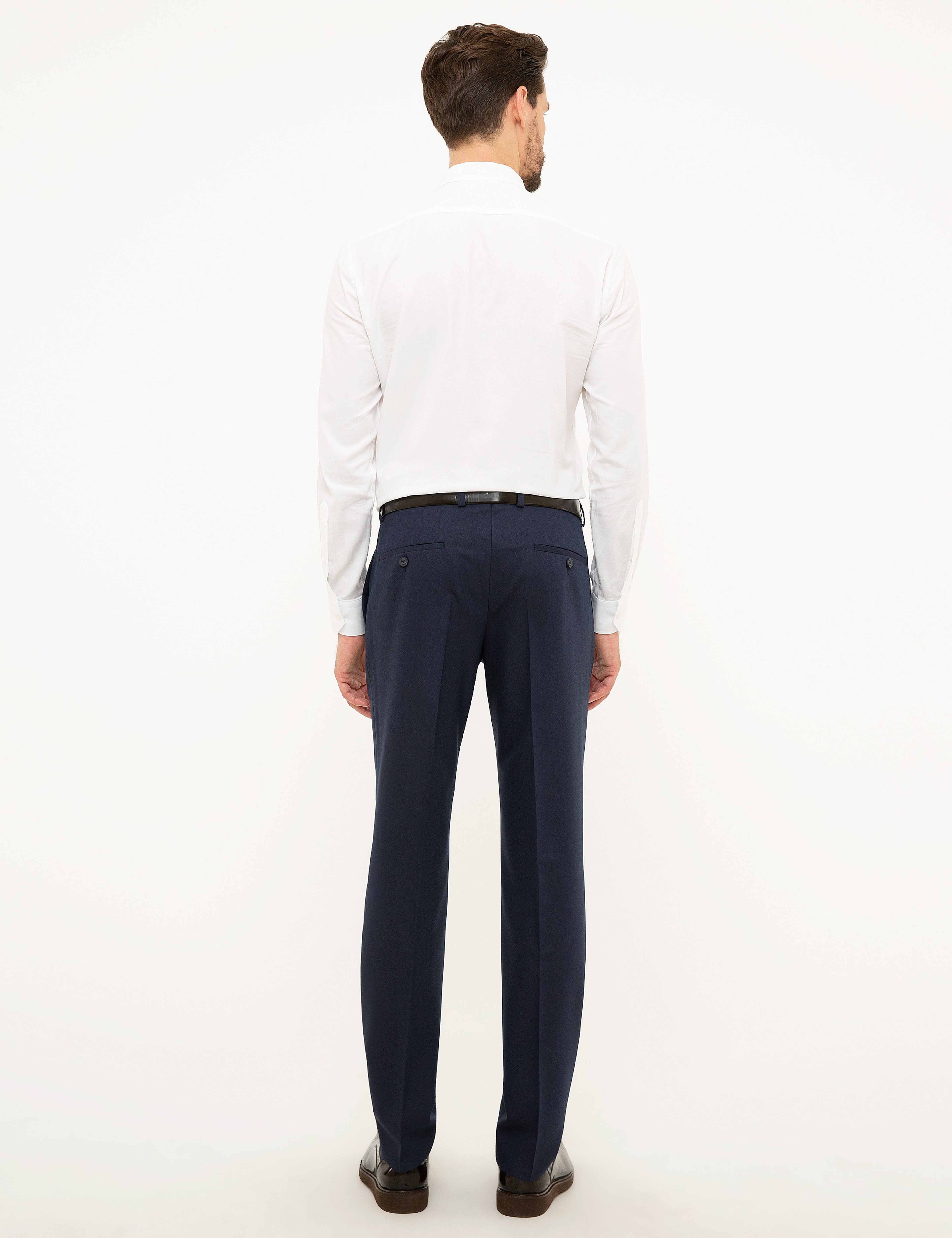Lacivert Slim Fit Pantolon - Image 3