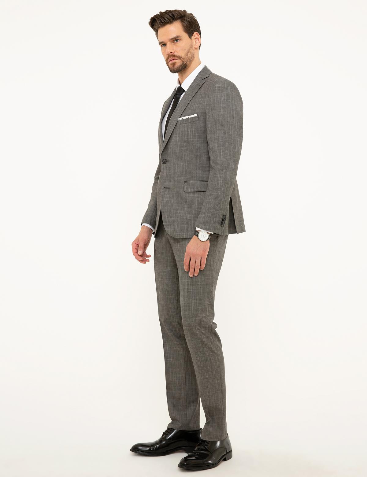 Gri Takım Elbise - 50218719005