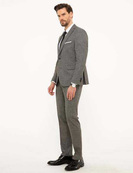 Gri Takım Elbise - 50218719005