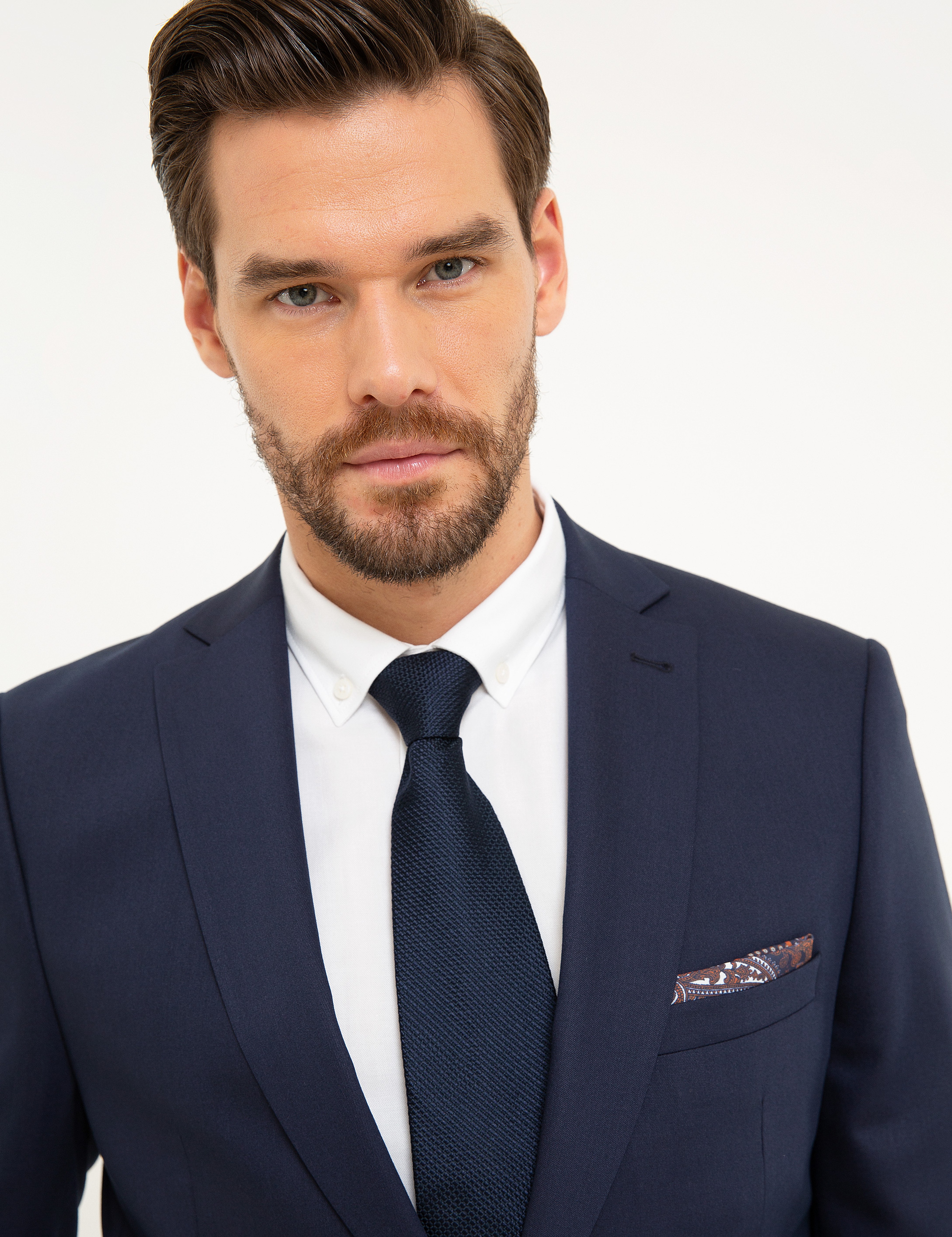 Lacivert Slim Fit Takım Elbise - Image 2