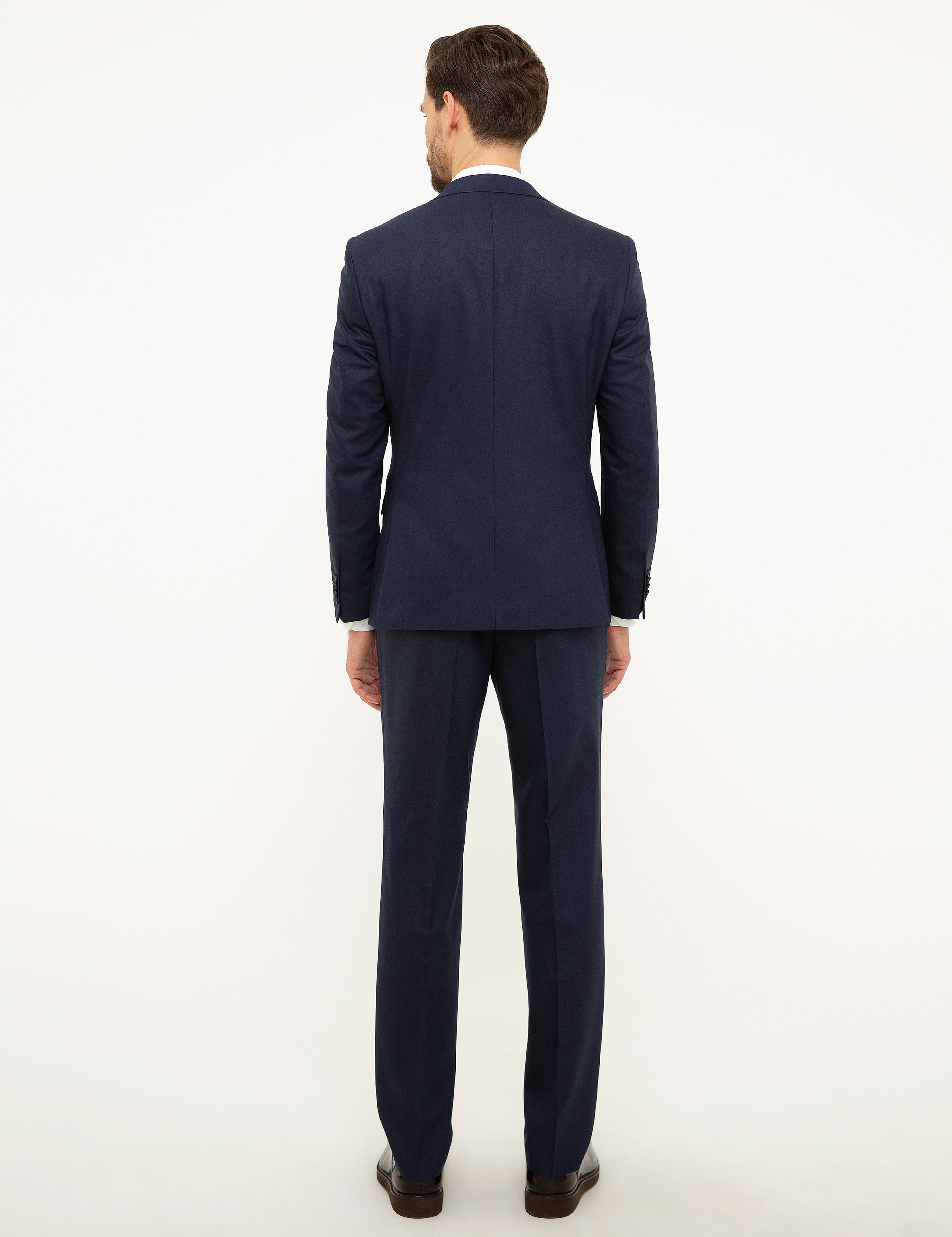 Lacivert Slim Fit Takım Elbise - Image 4