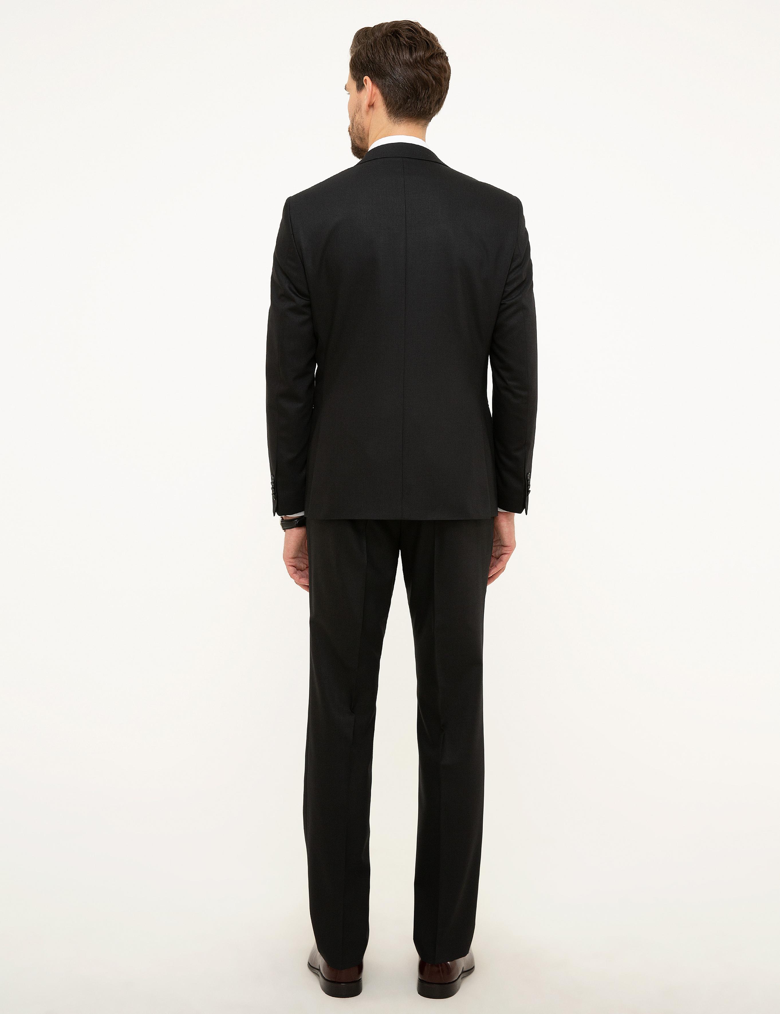 Siyah Slim Fit Takım Elbise