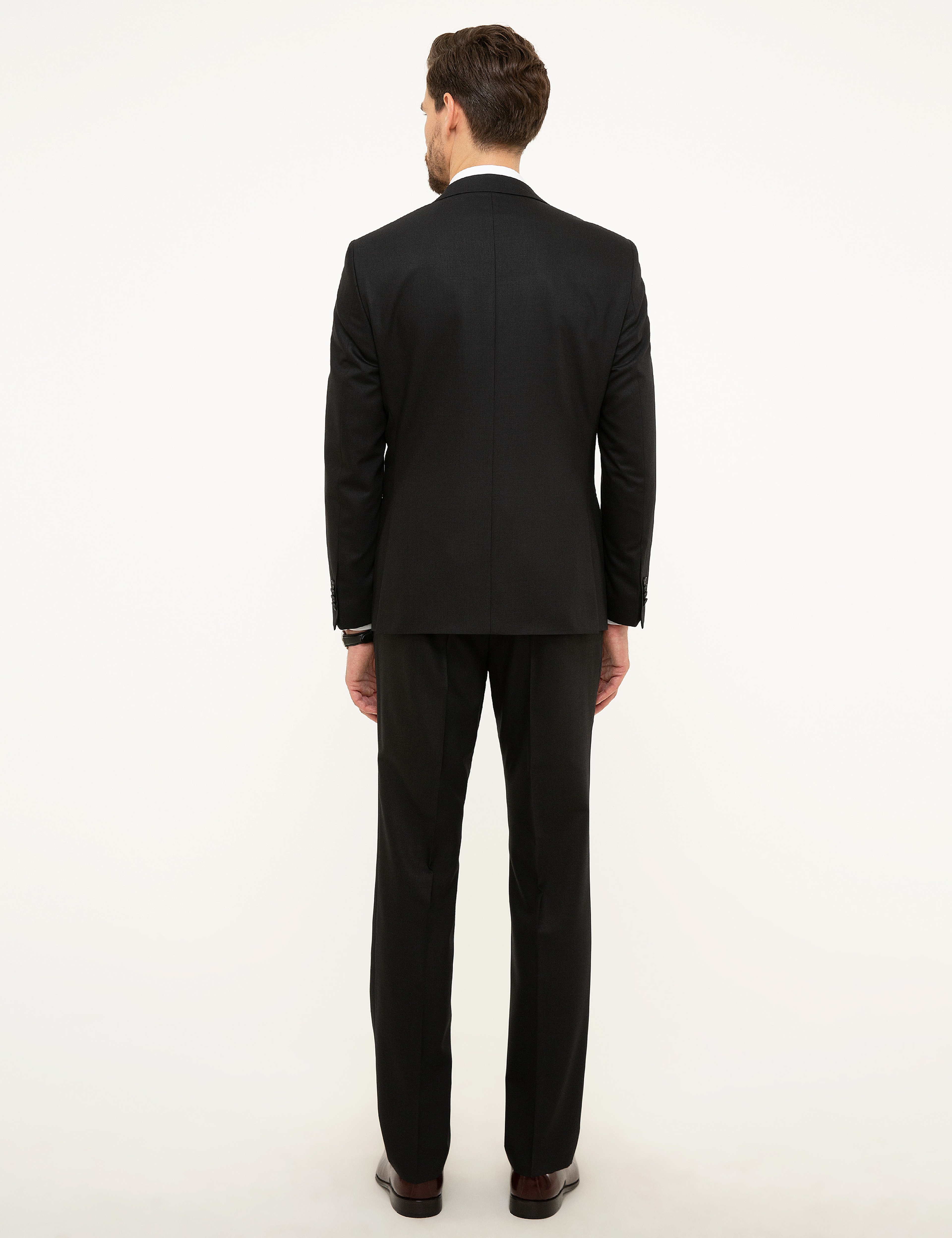Siyah Slim Fit Takım Elbise - Image 4