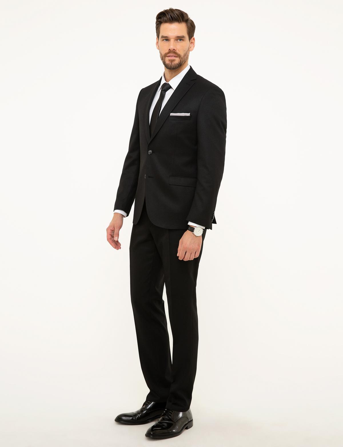 Siyah Takım Elbise - 50218729005