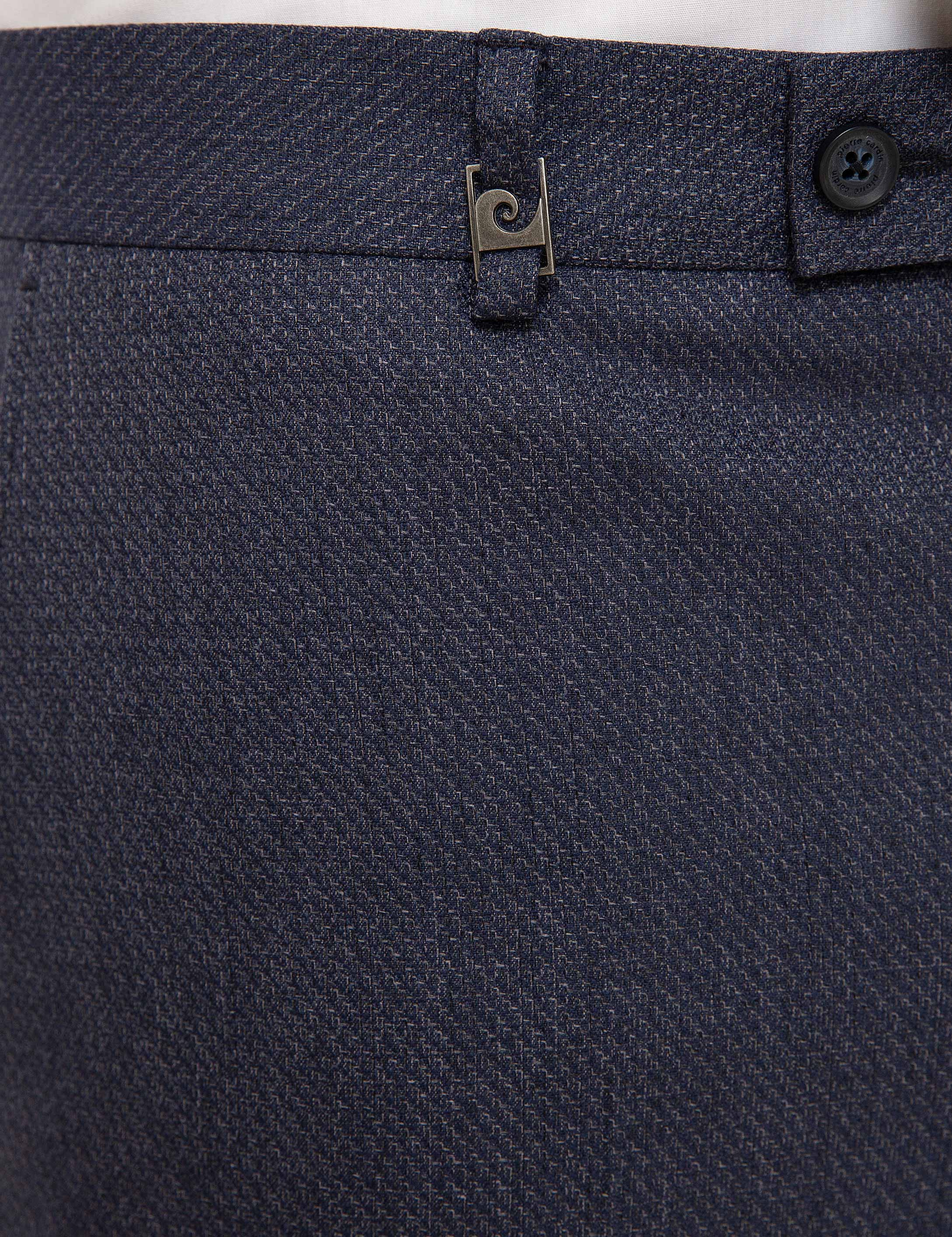 Lacivert Slim Fit Pantolon - Image 4