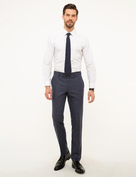 Lacivert Slim Fit Pantolon - 50219235006