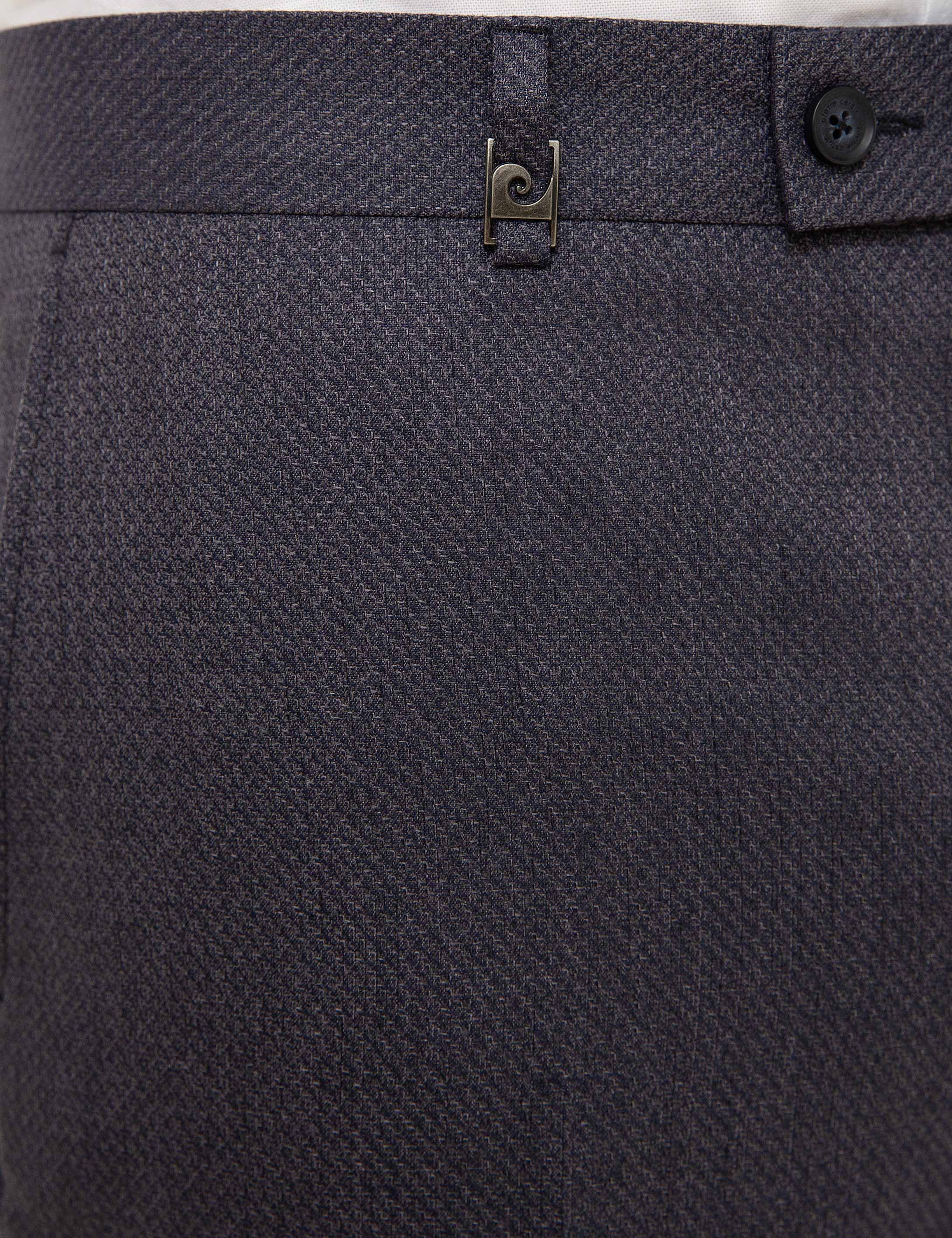 Gri Slim Fit Pantolon - Image 4