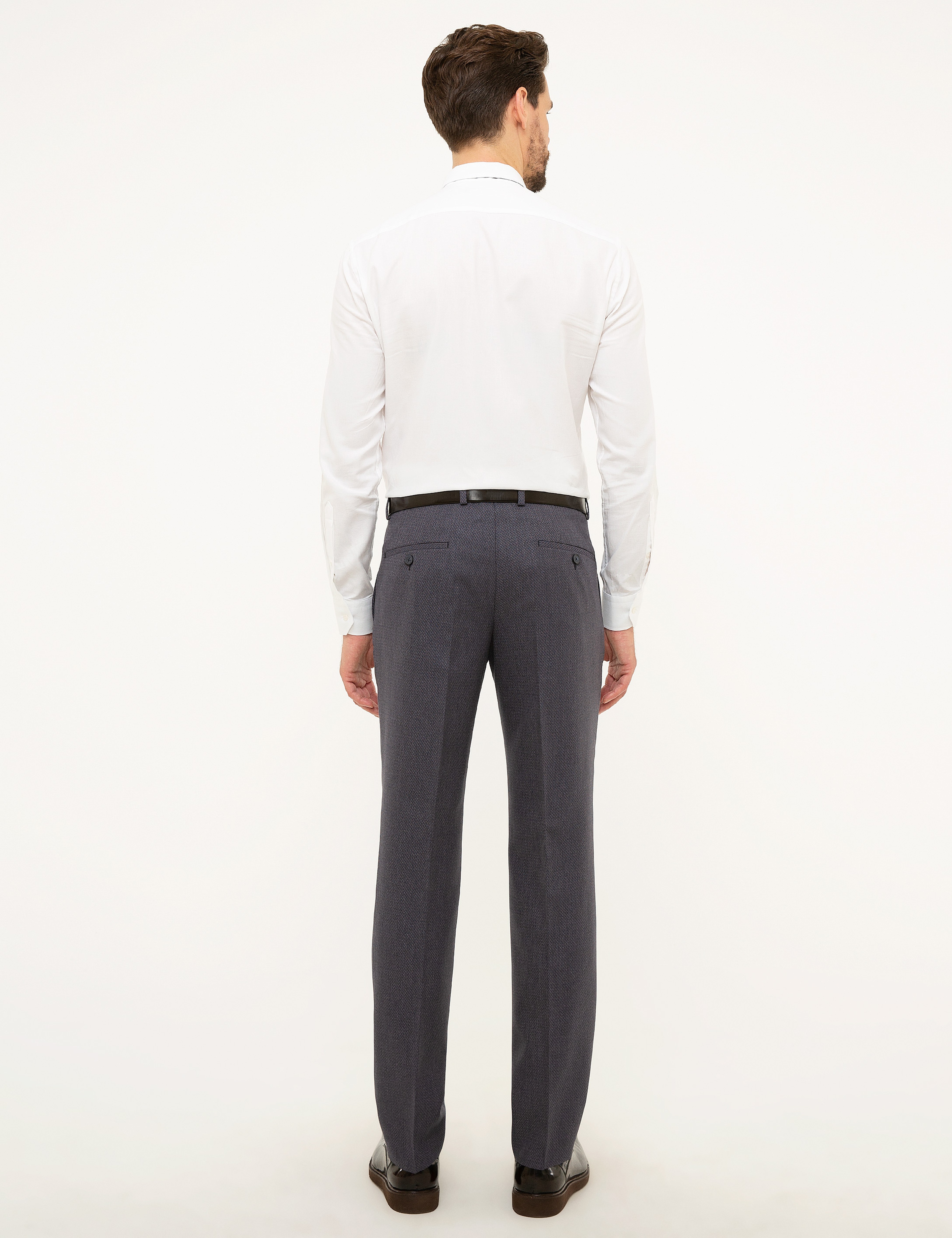 Gri Slim Fit Pantolon