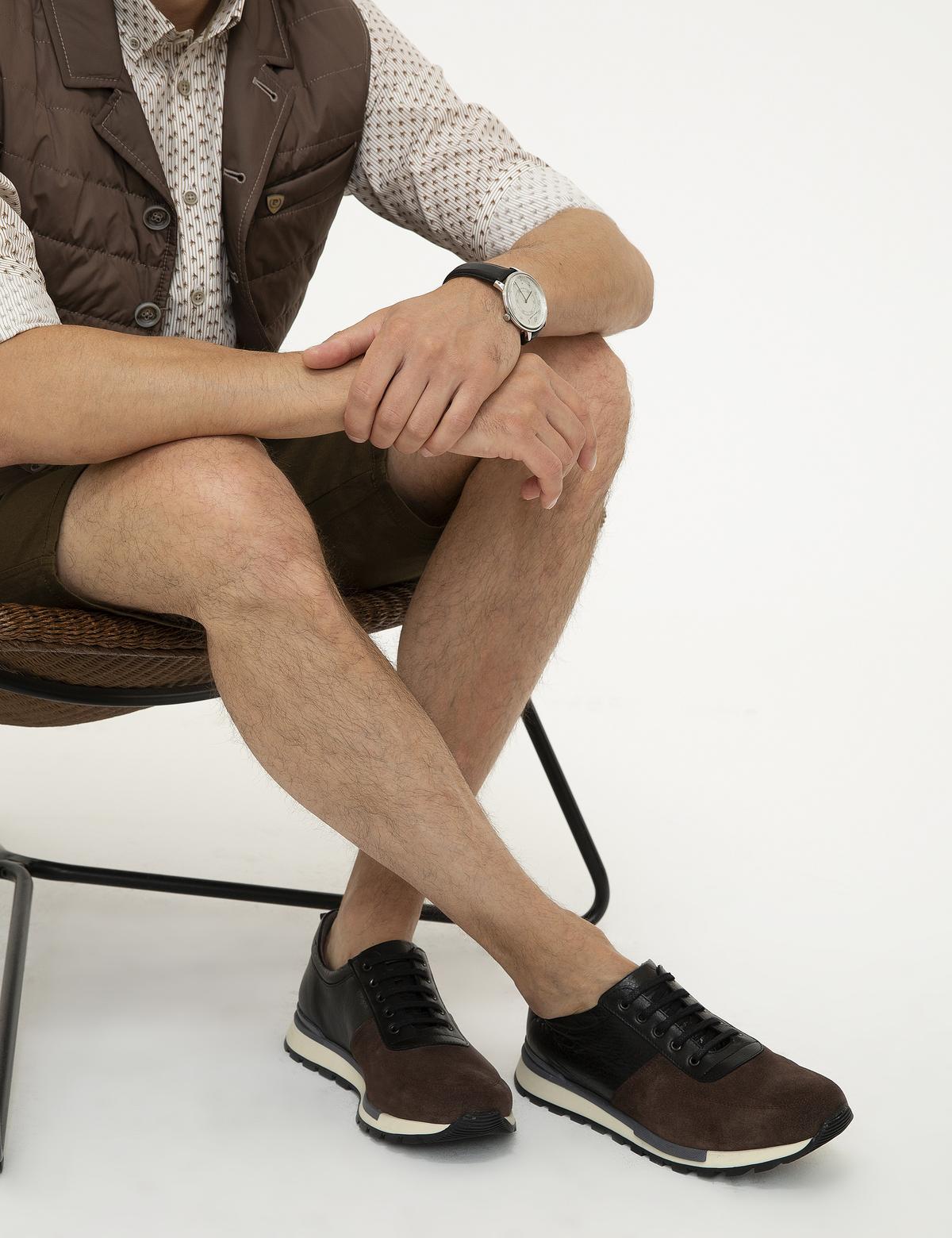 Kahverengi Sneakers Ayakkabı