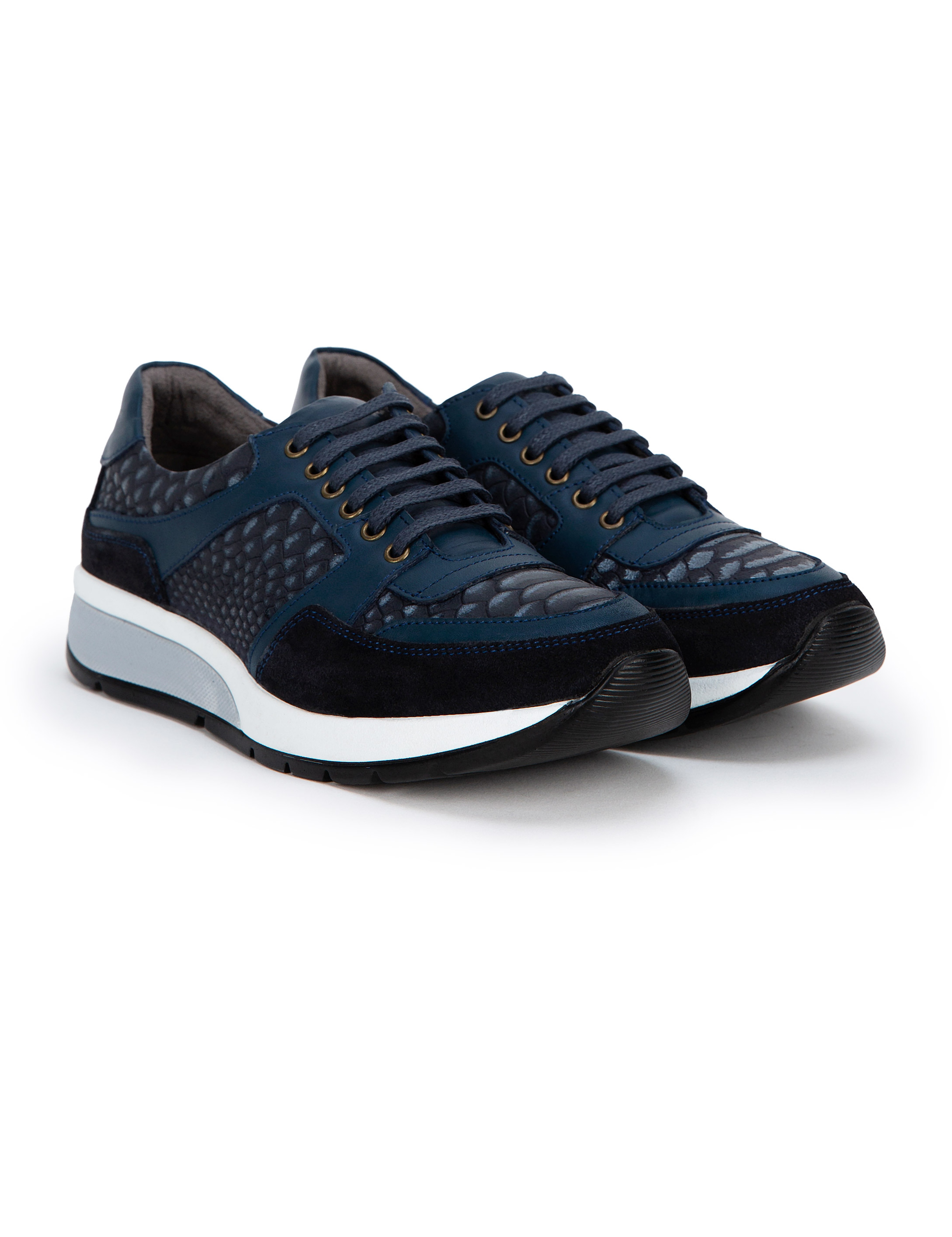 Lacivert Sneakers Ayakkabı - Image 5