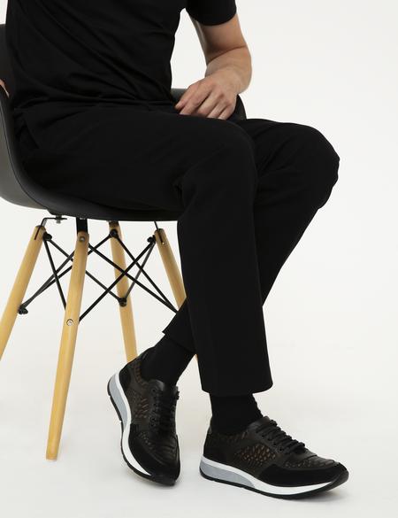 Siyah Sneakers Ayakkabı - 50219385007