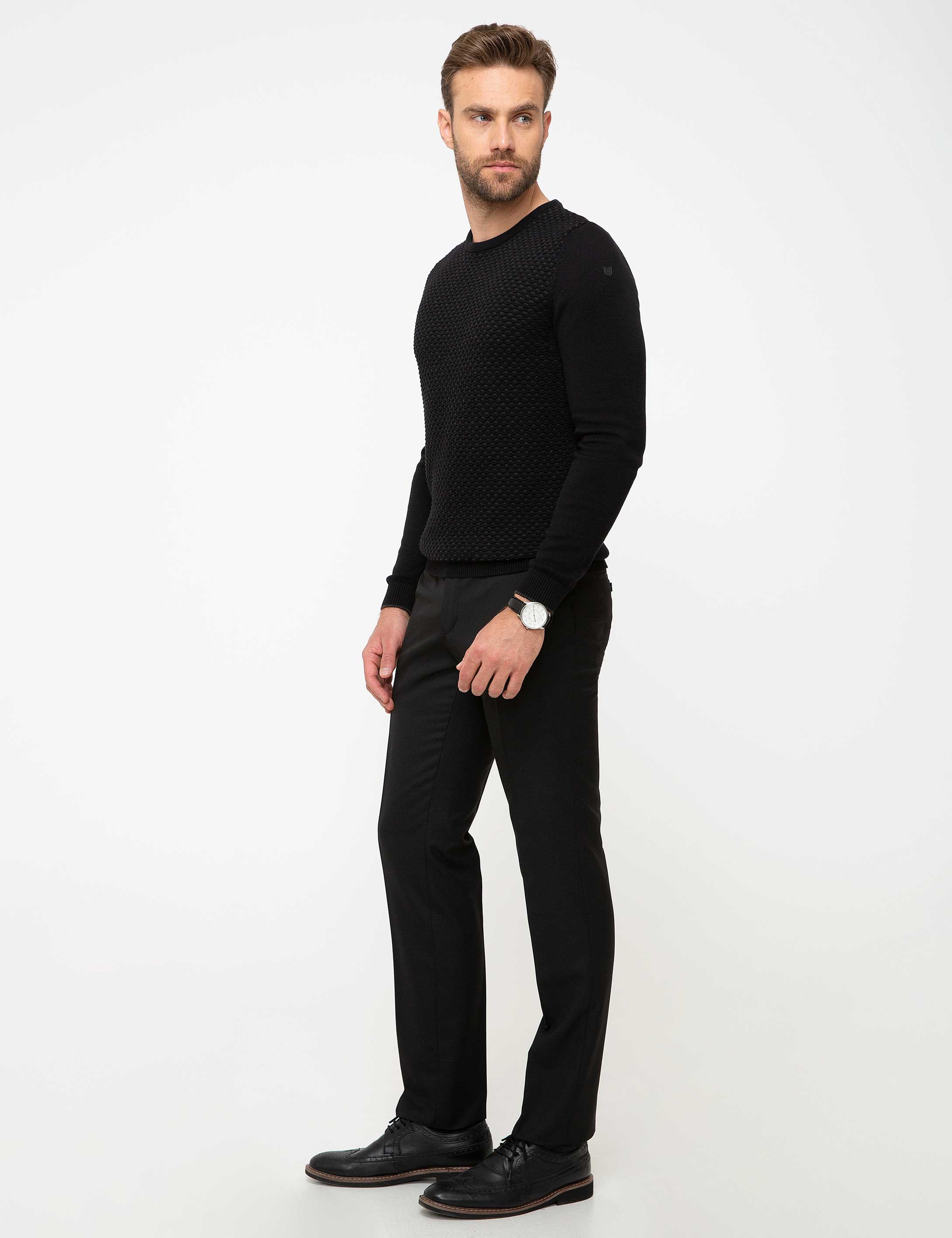 Siyah Slim Fit Pantolon - Image 2