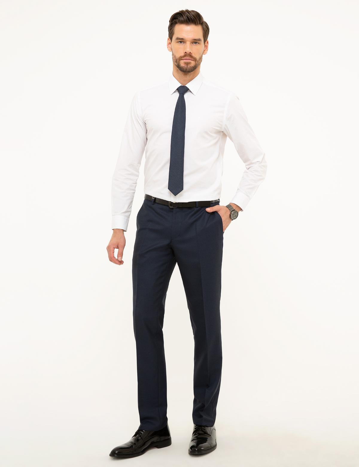 Lacivert Slim Fit Pantolon - 50215388042