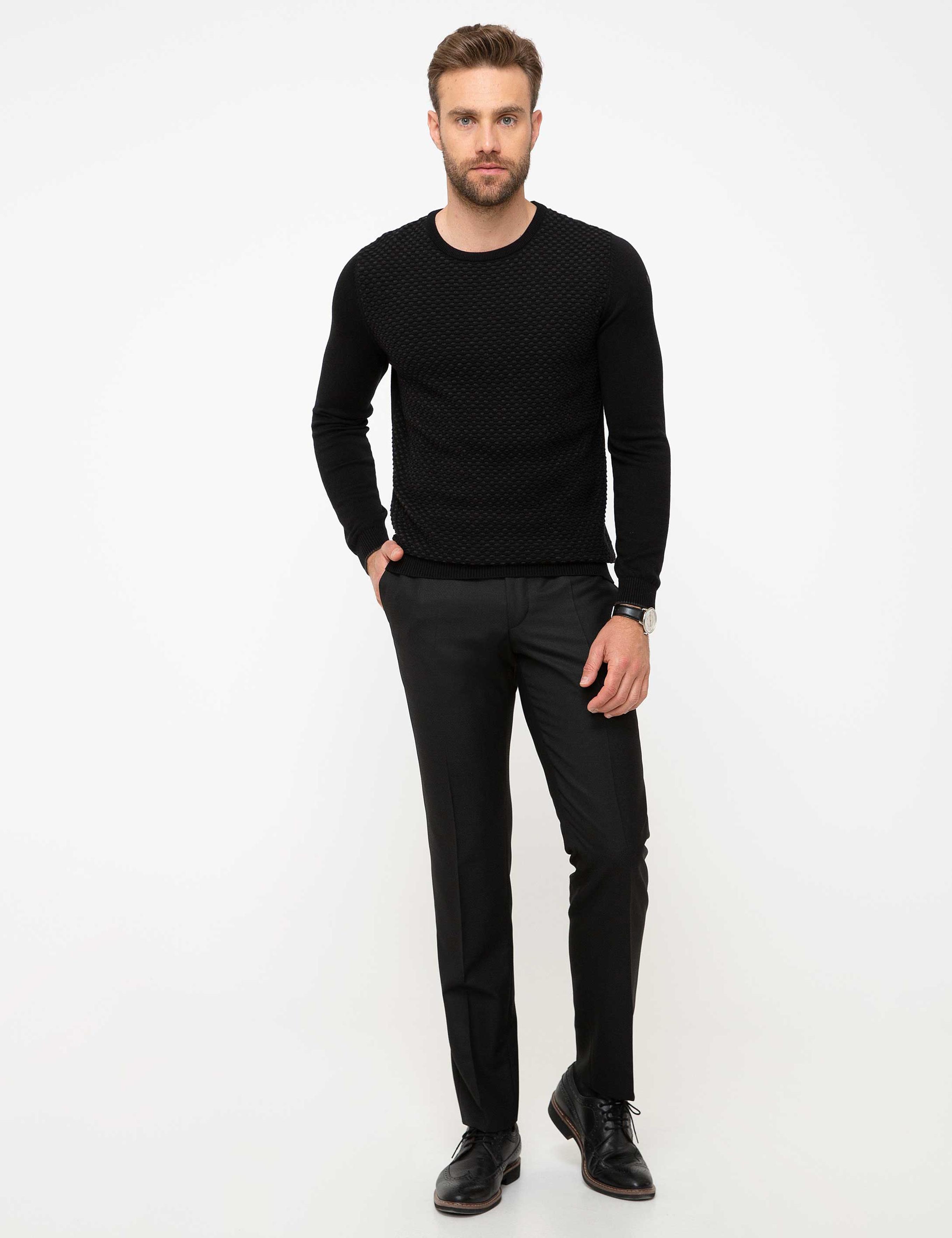 Siyah Slim Fit Pantolon