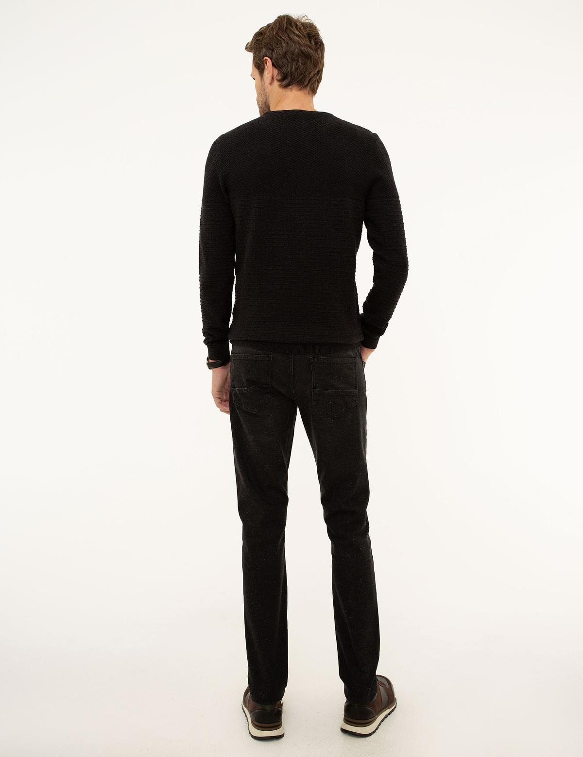 Antrasit Slim Fit Jean Pantolon - 50214432022