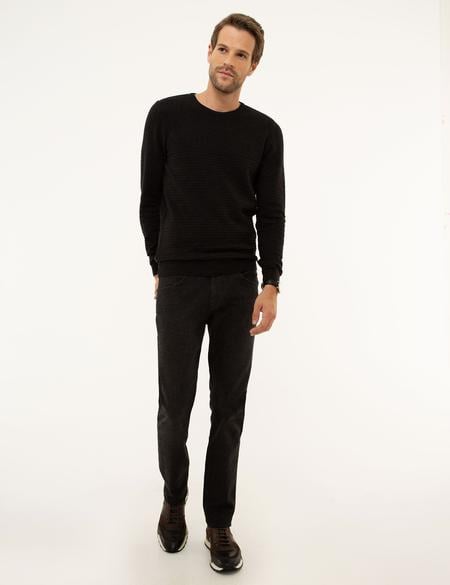 Antrasit Slim Fit Jean Pantolon - 50214432022