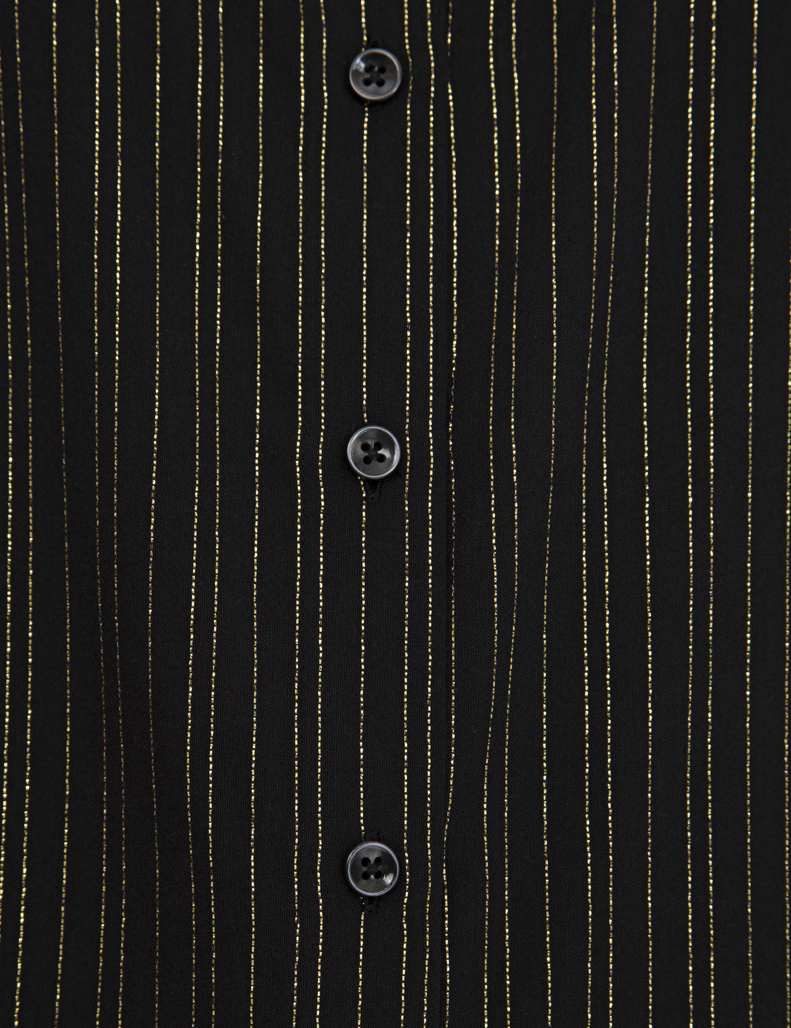 Siyah Regular Fit Uzun Kollu Gömlek