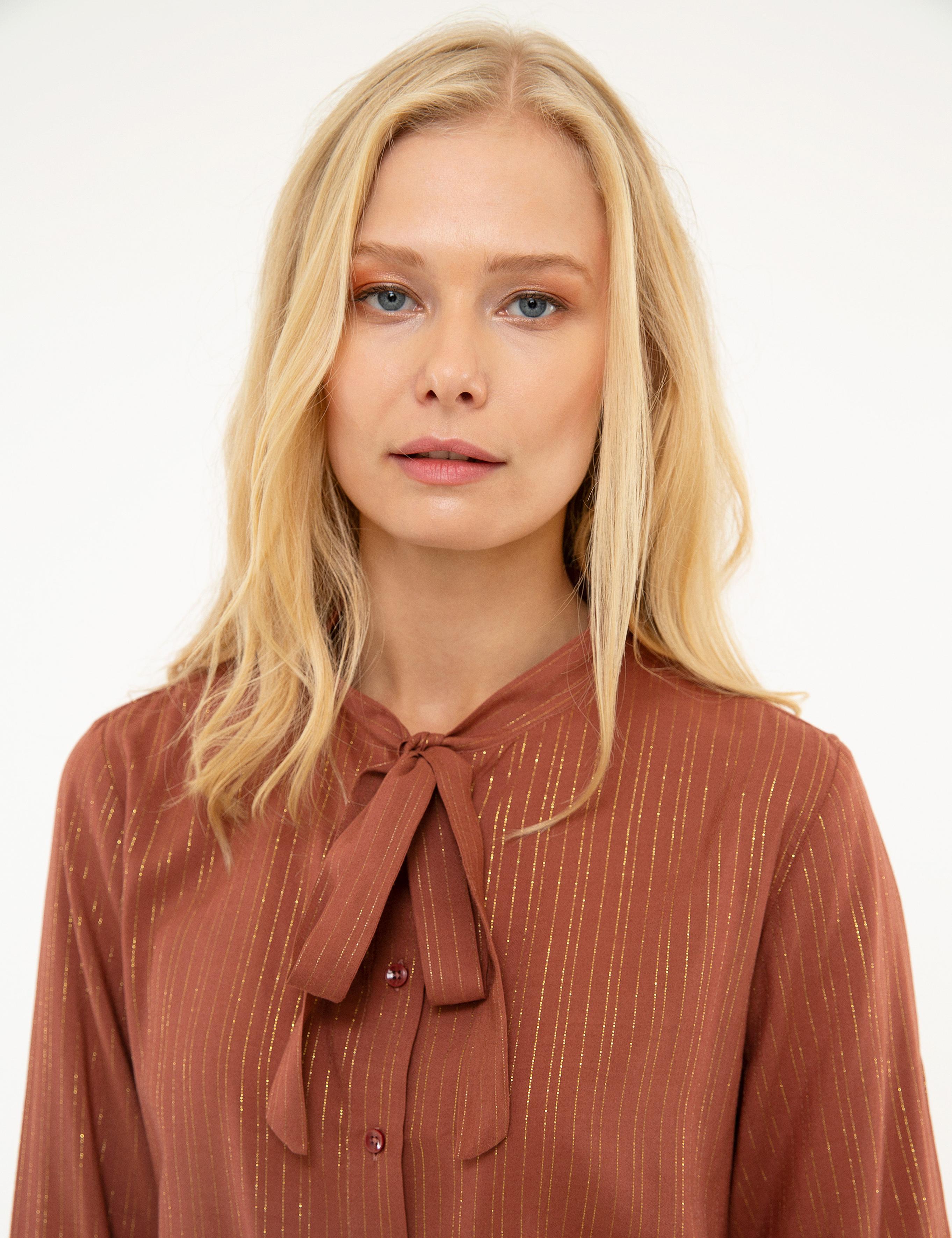 Kiremit Regular Fit Uzun Kollu Gömlek