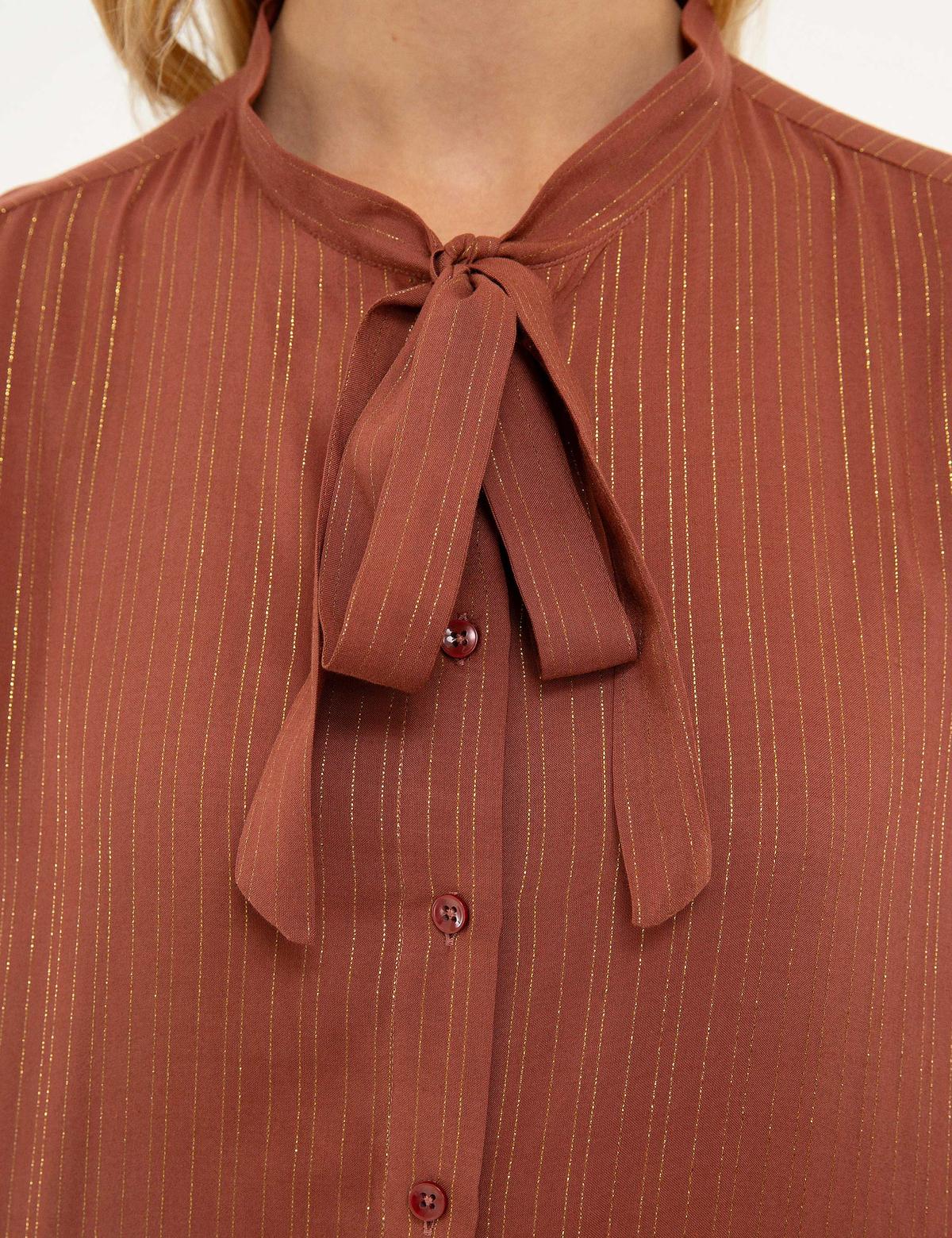 Kiremit Regular Fit Uzun Kollu Gömlek - 50216682003