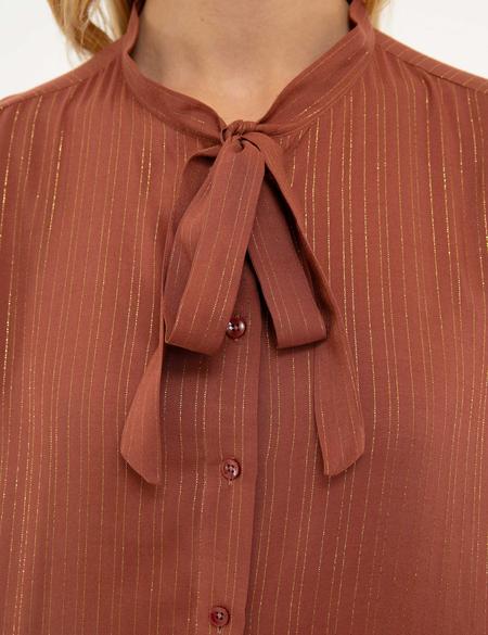 Kiremit Regular Fit Uzun Kollu Gömlek - 50216682003