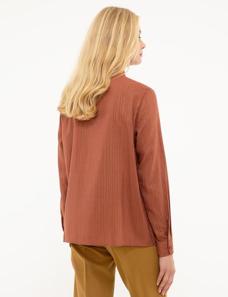 Kiremit Regular Fit Uzun Kollu Gömlek - 50216682003