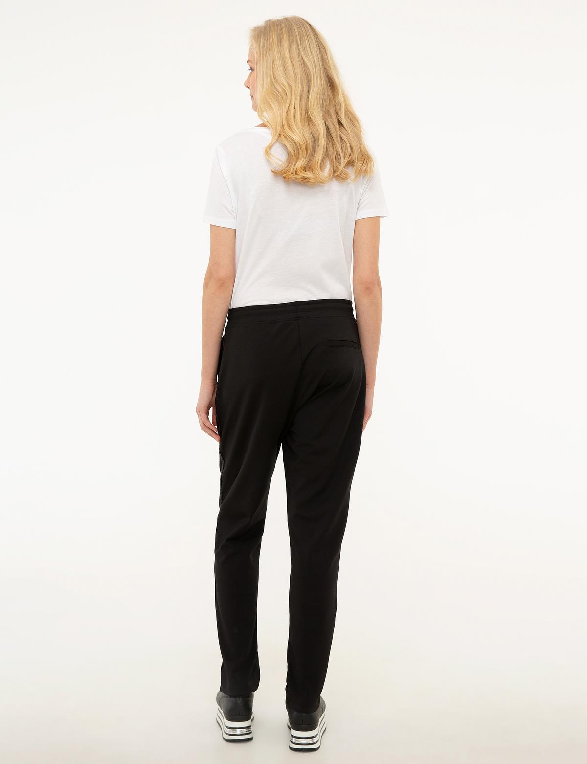 Siyah Slim Fit Eşofman Altı - 50217625001