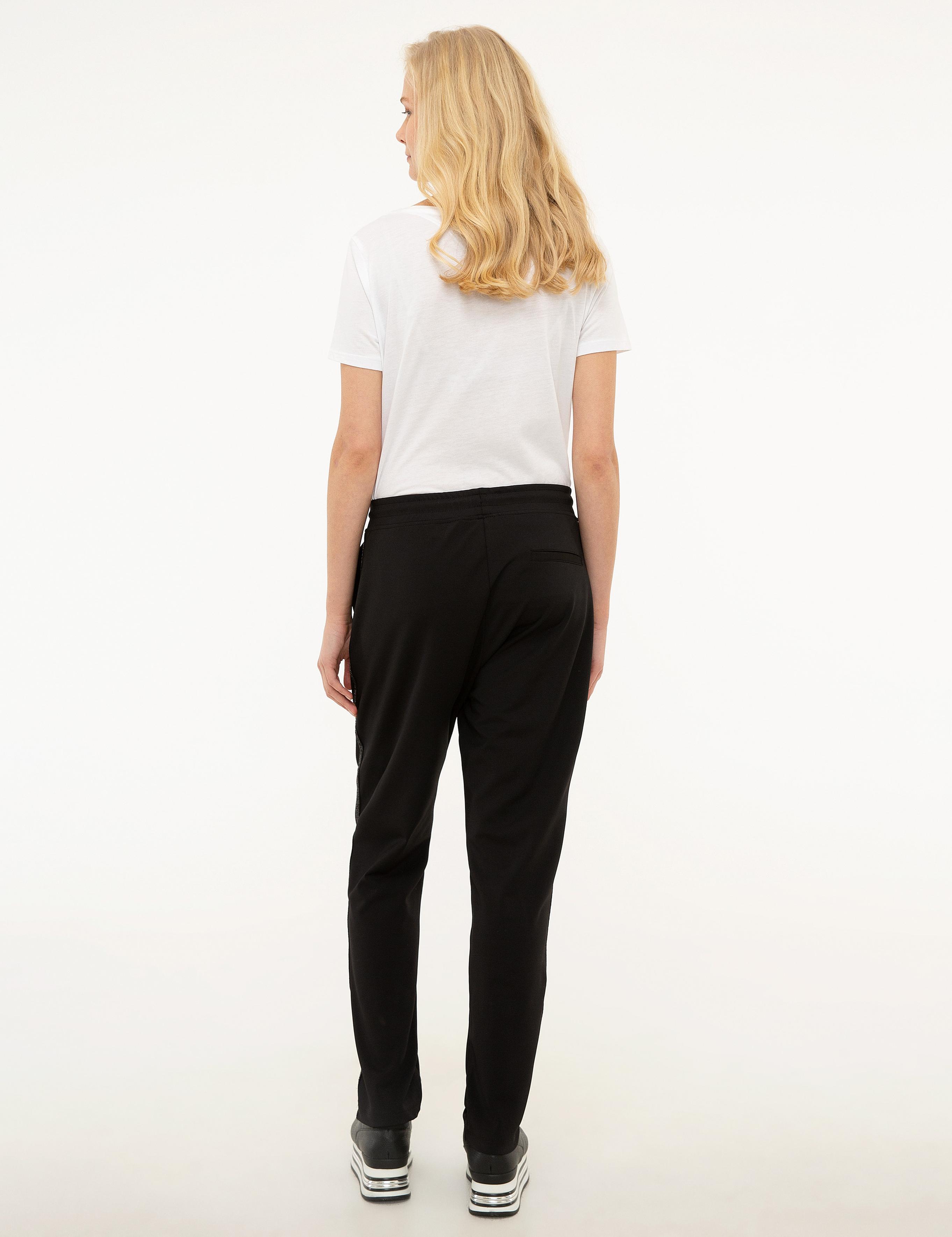 Siyah Slim Fit Eşofman Altı