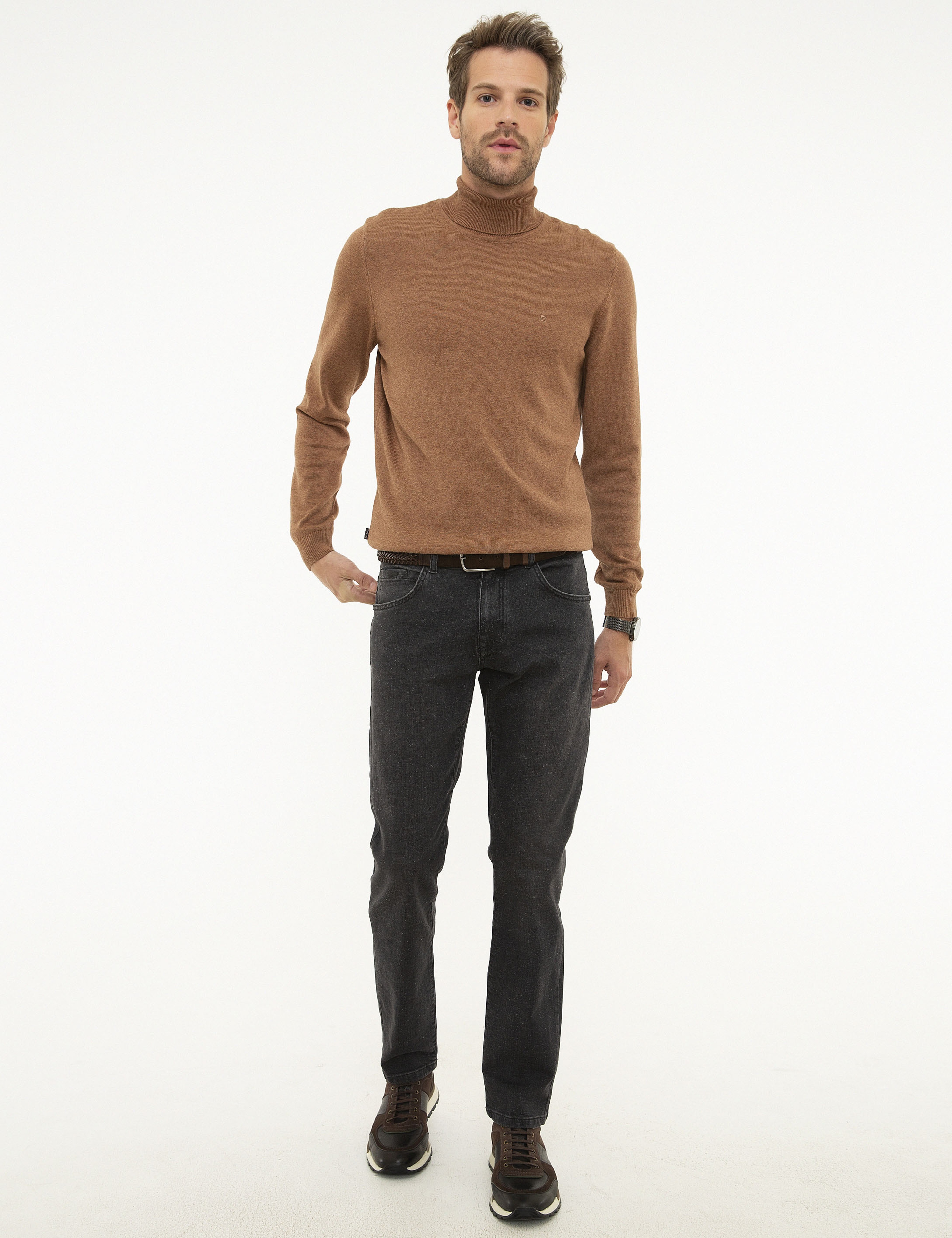 Füme Slim Fit Denim Pantolon - Image 1