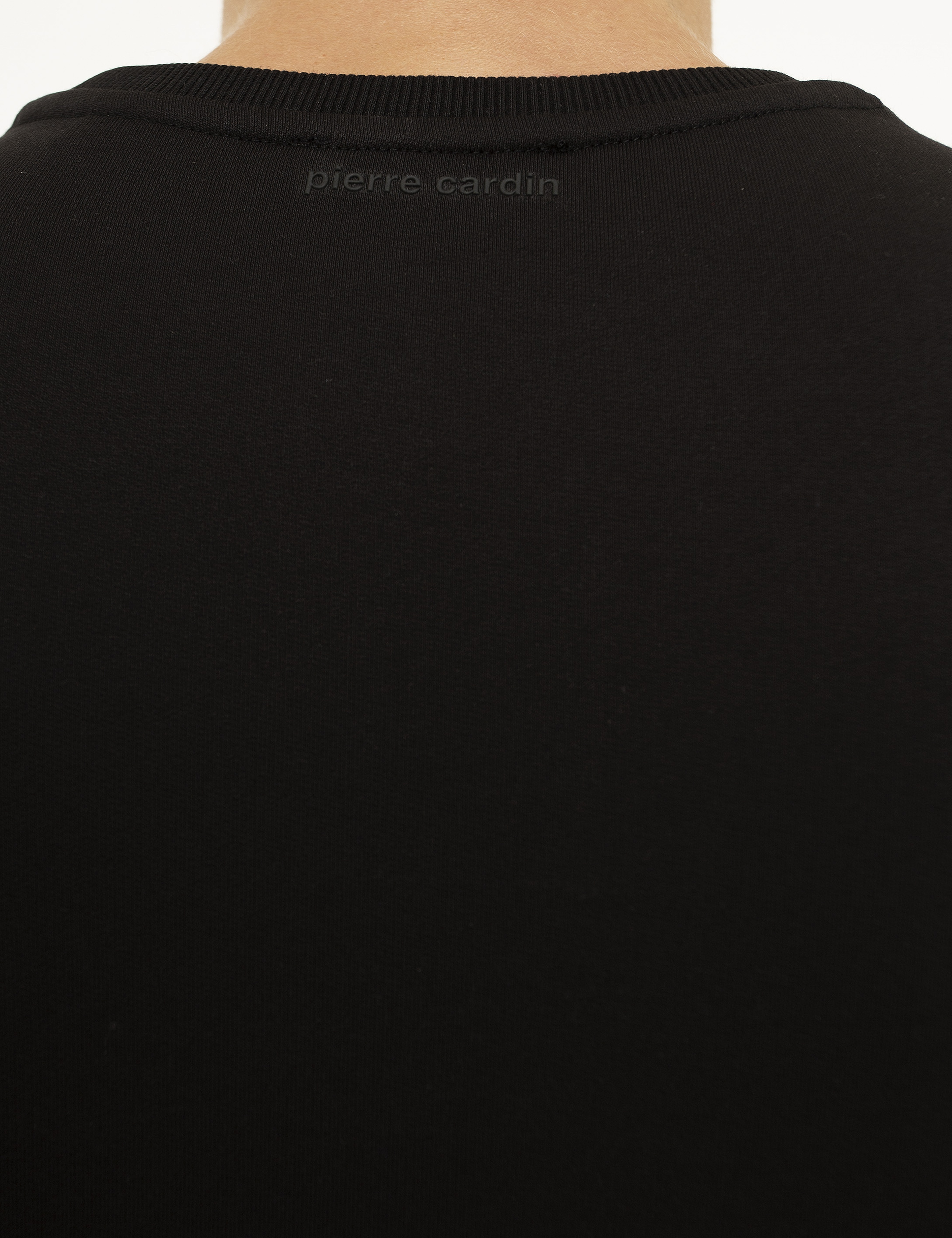 Siyah Standart Fit Sweatshirt - Image 6