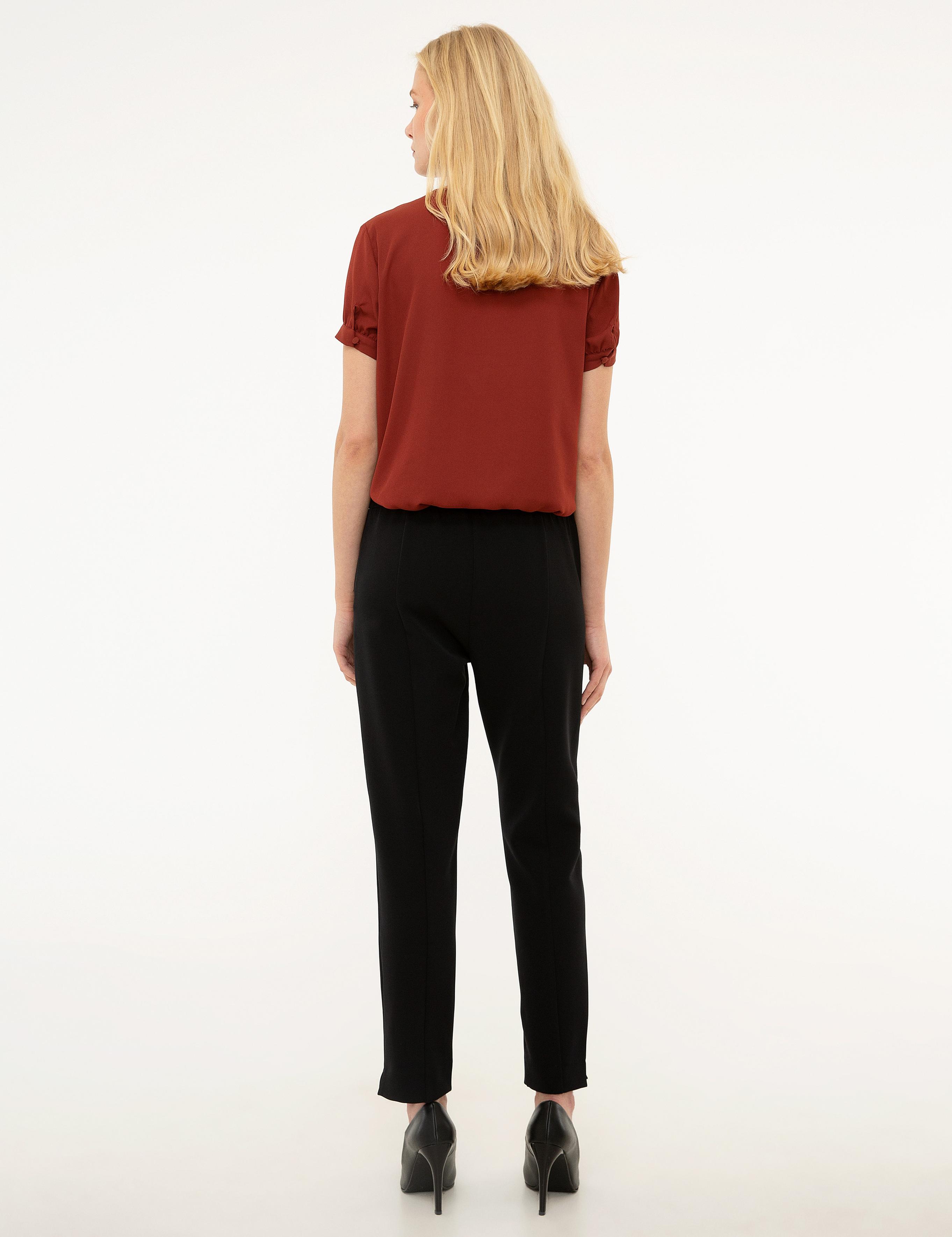 Siyah Slim Fit Kumaş Pantolon