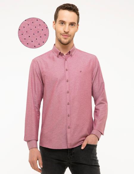 Bordo Slim Fit Gömlek - 50217020007